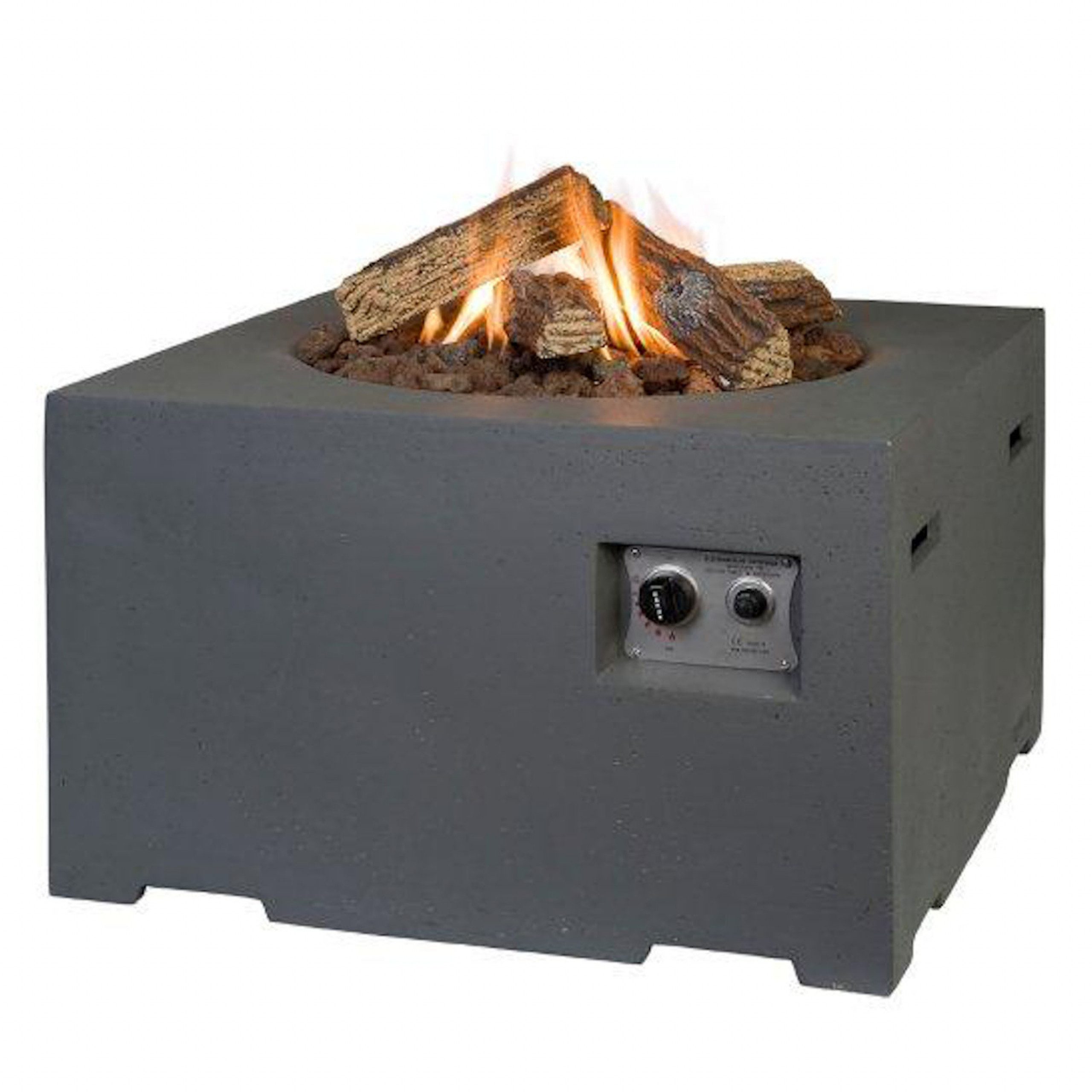 Happy Cocooning Feuertisch Happy Cocooning Mania Feuertisch 12 kW quadratisch klein 60x60x40 cm