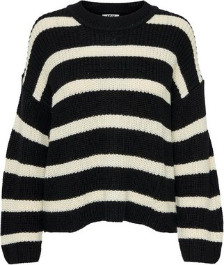 JDY Strickpullover JDYJUSTY L/S STRIPE PULLOVER KNT NOOS