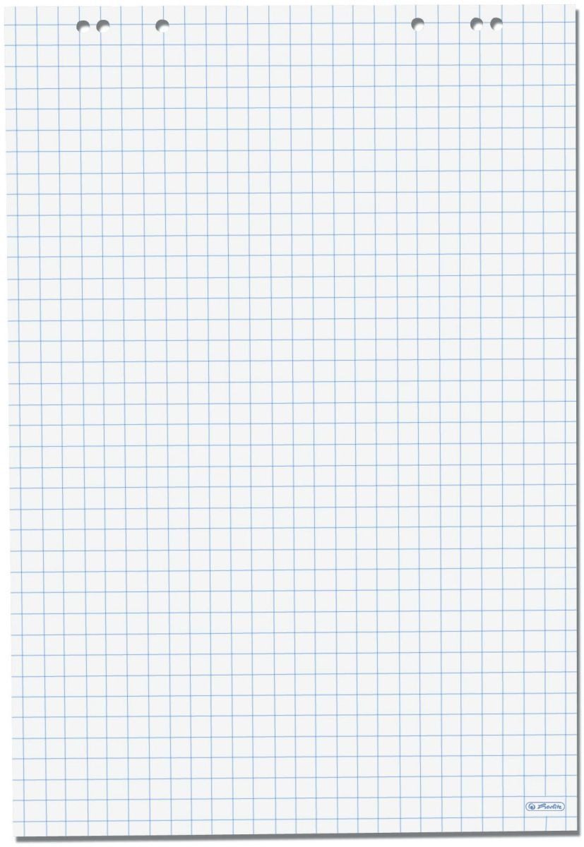 Herlitz Flipchartblock Flipchartblock 68x99 20 Blatt kariert