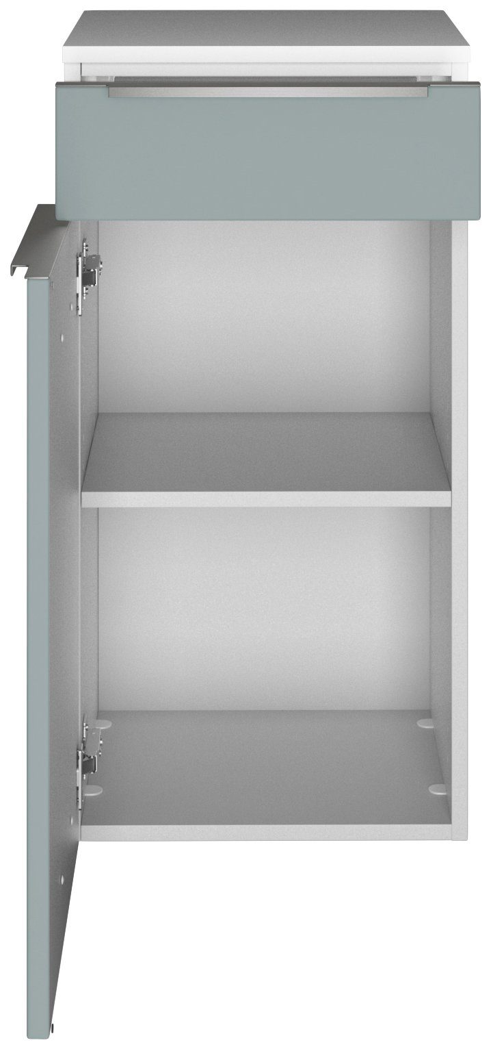 HELD MÖBEL Matera Unterschrank cm, Breite MDF-Fronten gruen matten 40 Softclose-Funktion mit und