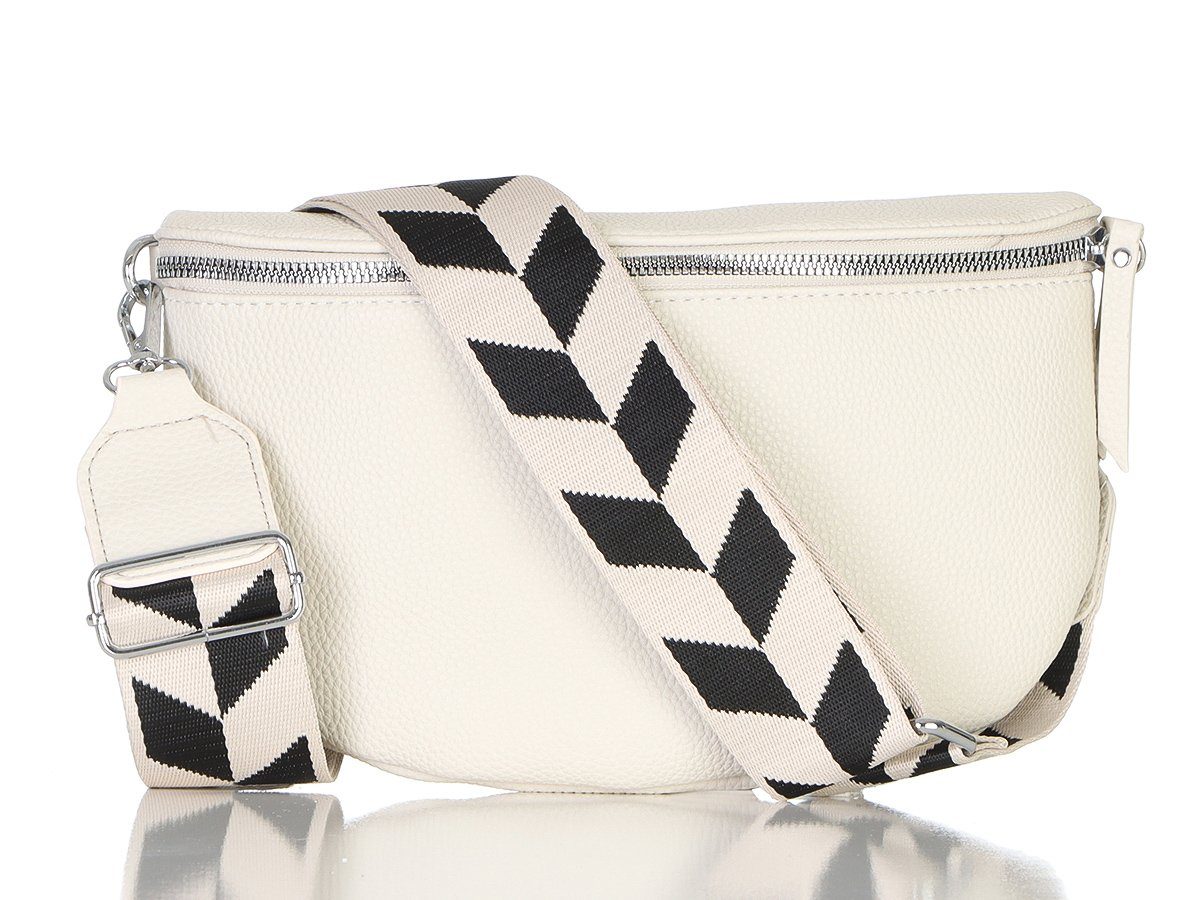 simaranda Handtasche Gürteltasche Damen 25 Beige günstig online kaufen