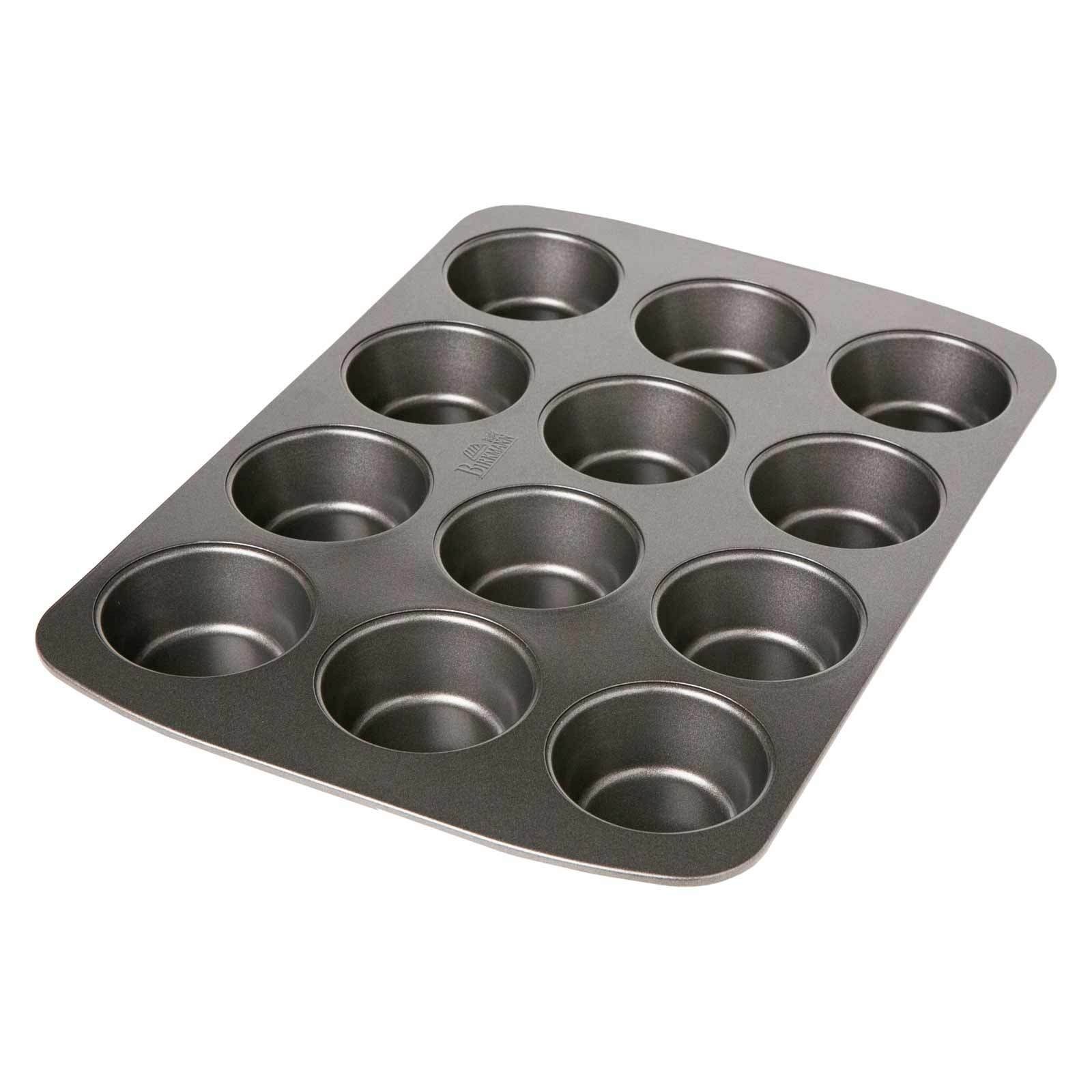 Birkmann Backform Easy Baking Muffinform 37 x 26 cm, (1-tlg), hochwertige Antihaftbeschichtung, mit Auslaufschutz, mit Rezeptidee, leicht von Hand zu reinigen