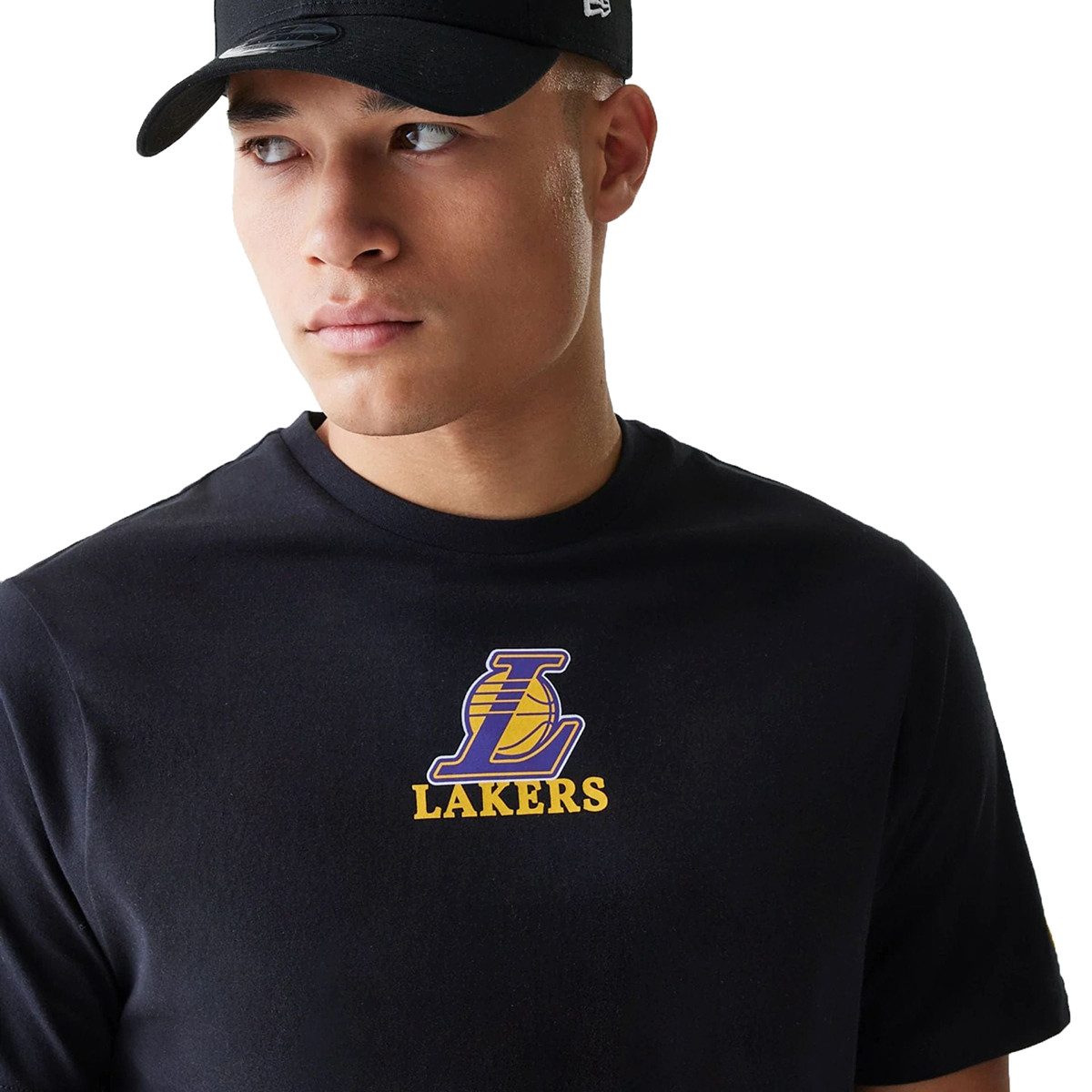 New Era T-Shirt NBA LA Lakers Logo (kein Set) aus Baumwolle