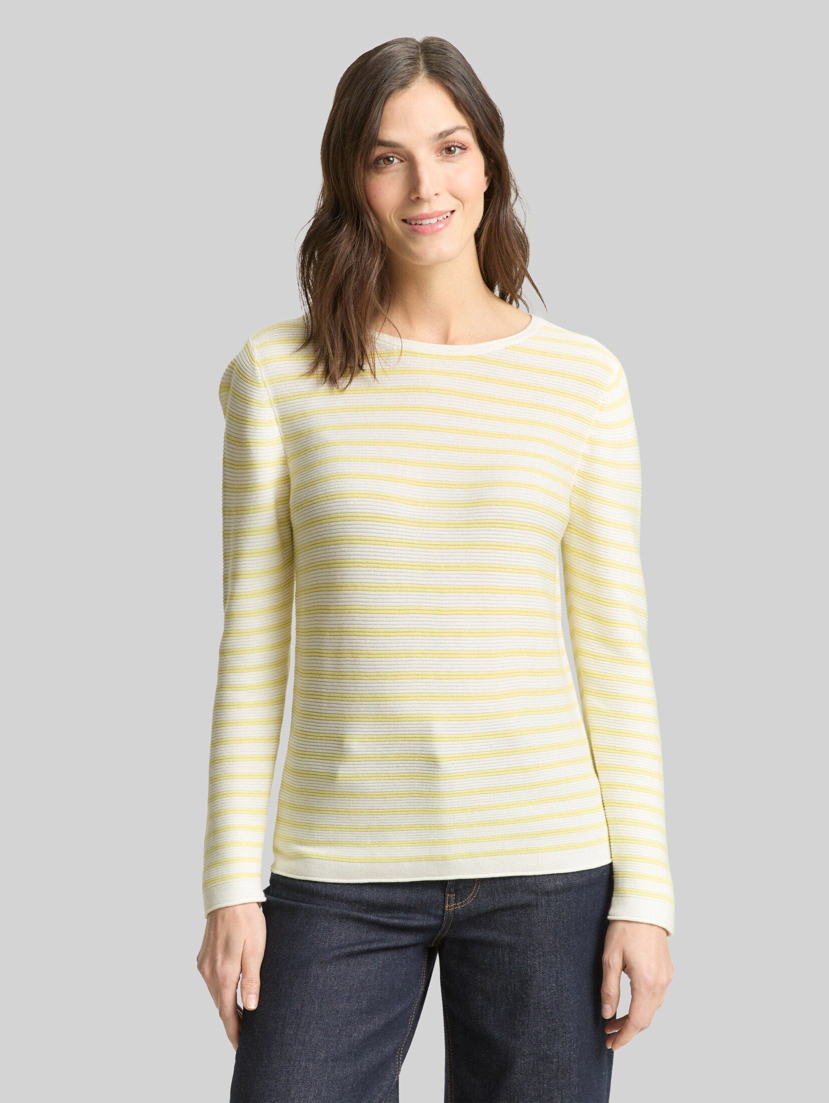 TOM TAILOR Strickpullover Pullover & Strickjacken Strickpullover aus Baumwolle