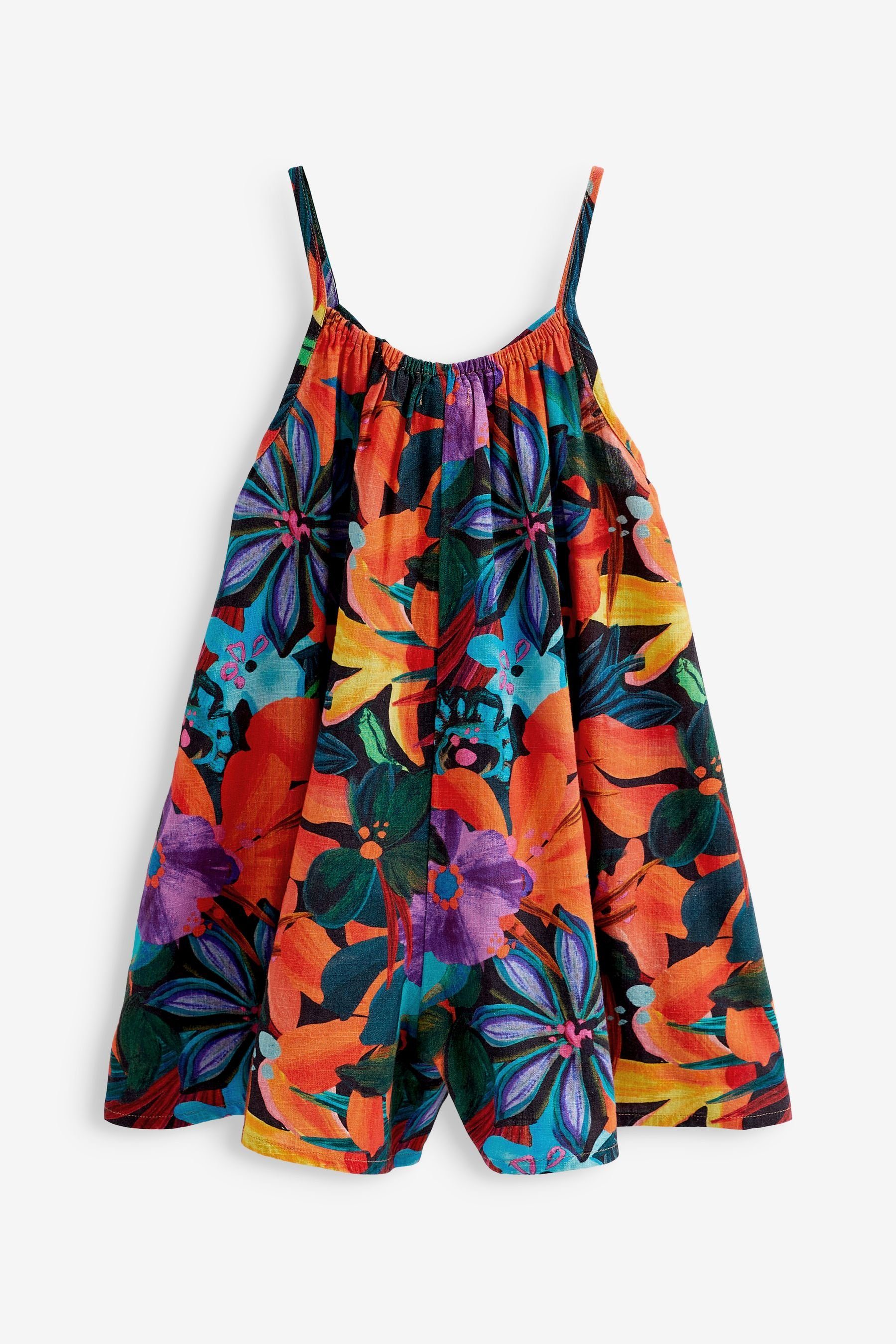 Next Print (1-tlg) Tropical Playsuit Overall
