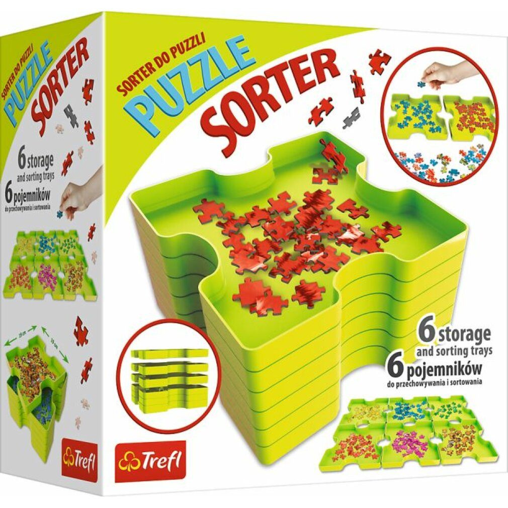 Trefl Puzzle Puzzle Sortierer - 6 Boxen, Puzzleteile günstig online kaufen