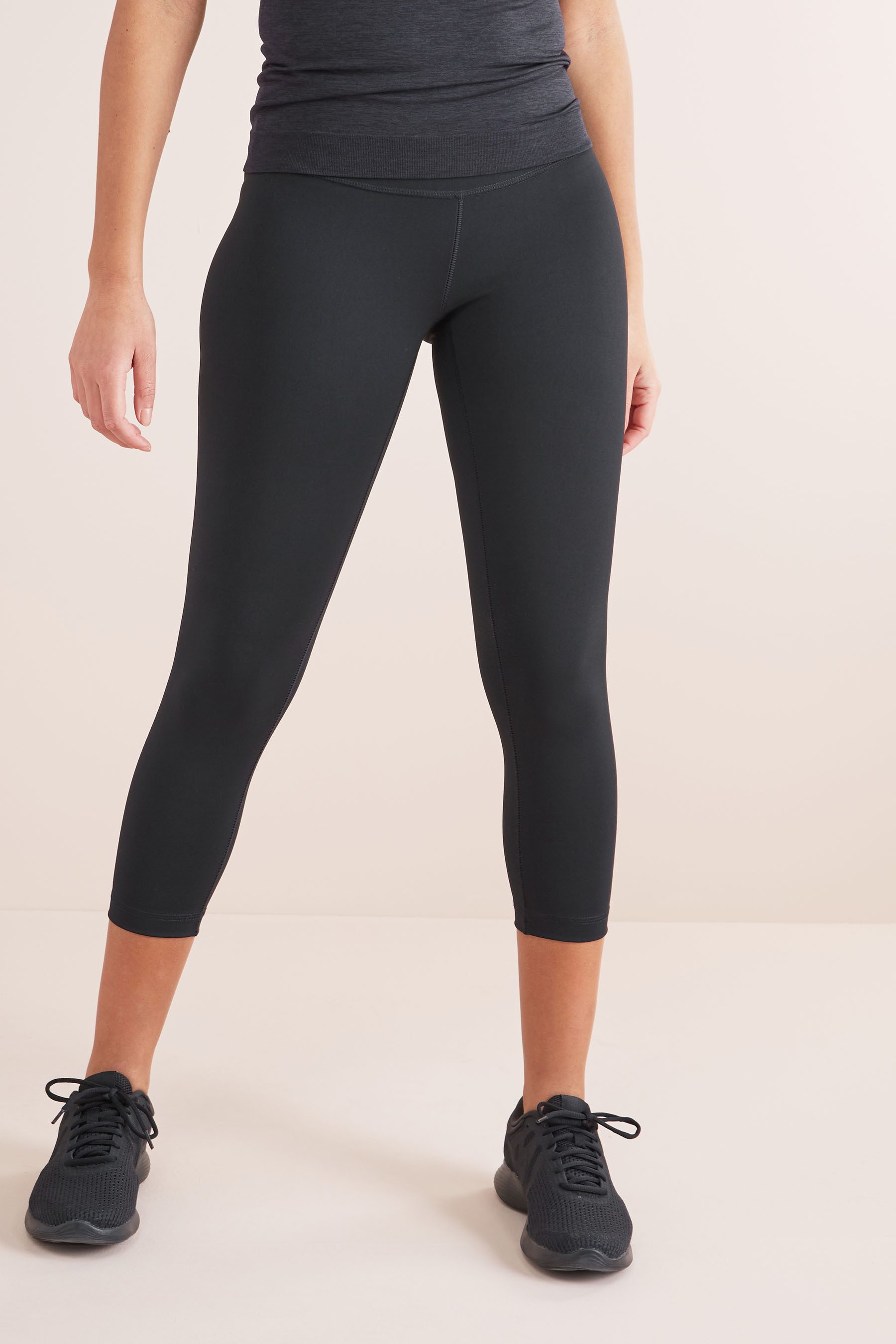 Next Funktionsleggings Mittellange, figurformende Leggings mit hohem Bund ( günstig online kaufen