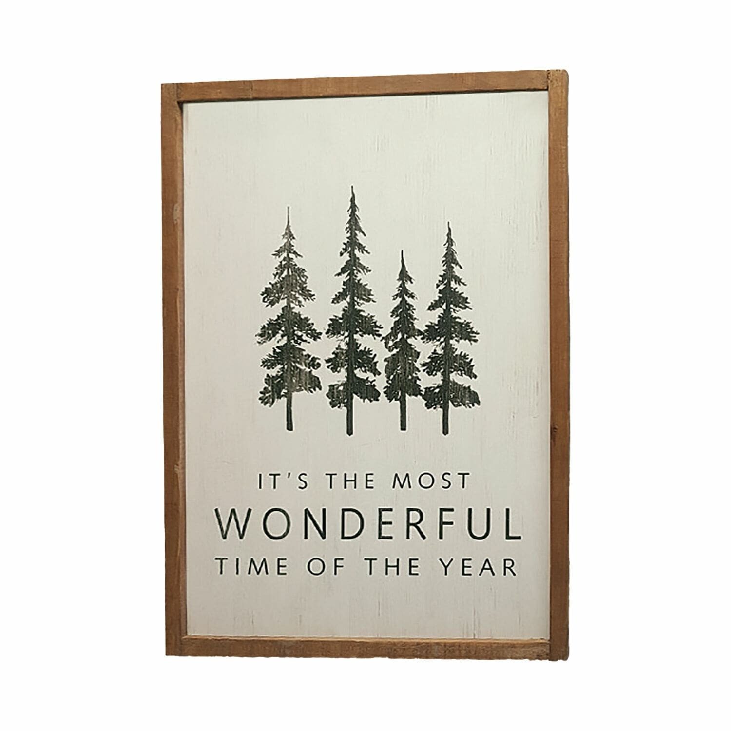 Mirabeau Weihnachtsfigur Dekoboard Wonderful weiß/braun (kein Set, kein Set günstig online kaufen