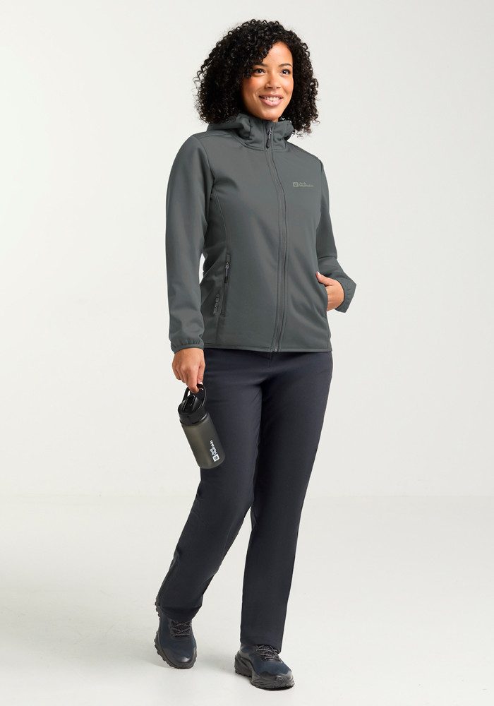 Jack Wolfskin Softshelljacke WINDHAIN HOODY W