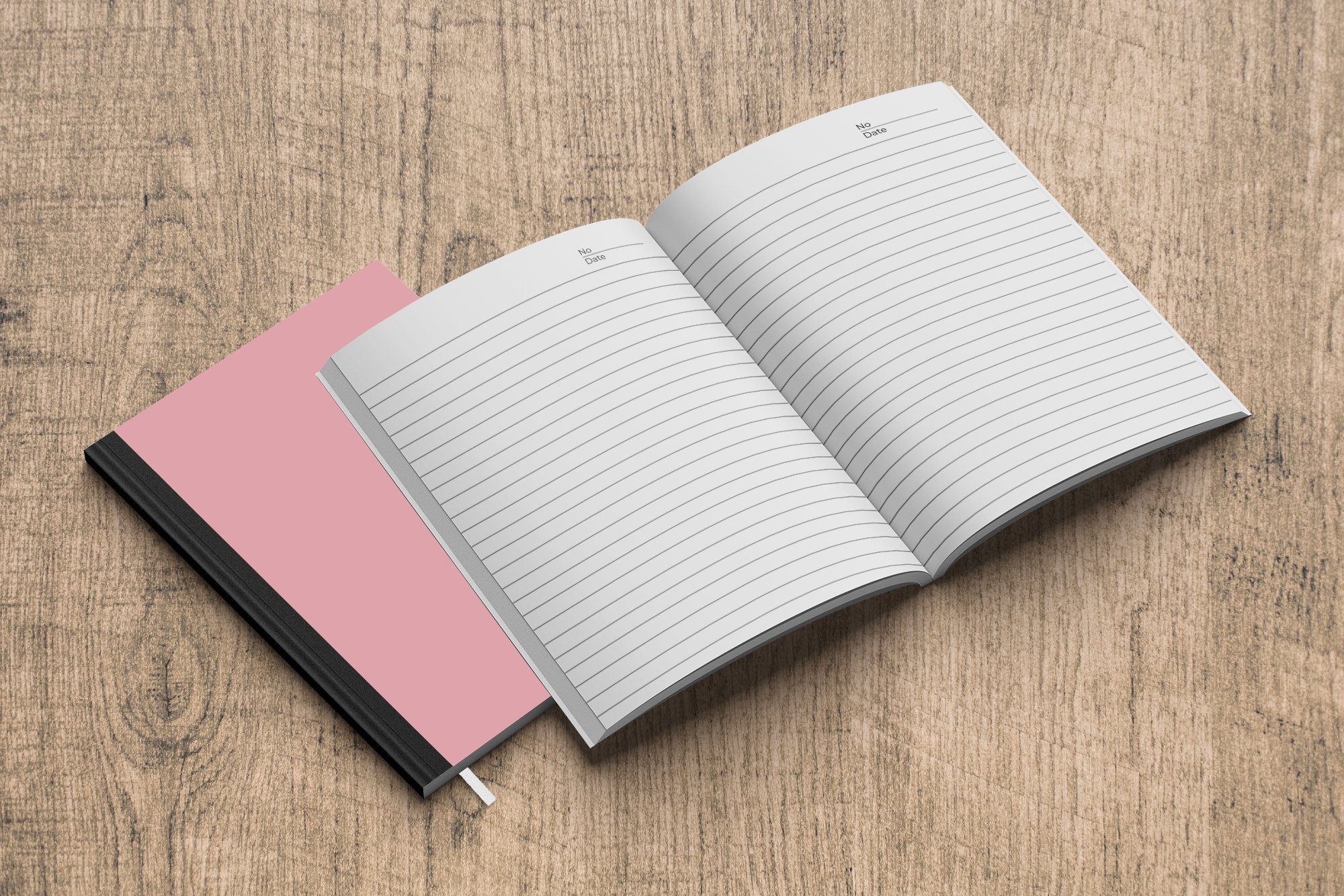 Rosa Einfarbig Notizbuch Notizheft, 98 Journal, A5, - Farben Seiten, Haushaltsbuch - Farbe, - Innenraum Tagebuch, MuchoWow Merkzettel, -
