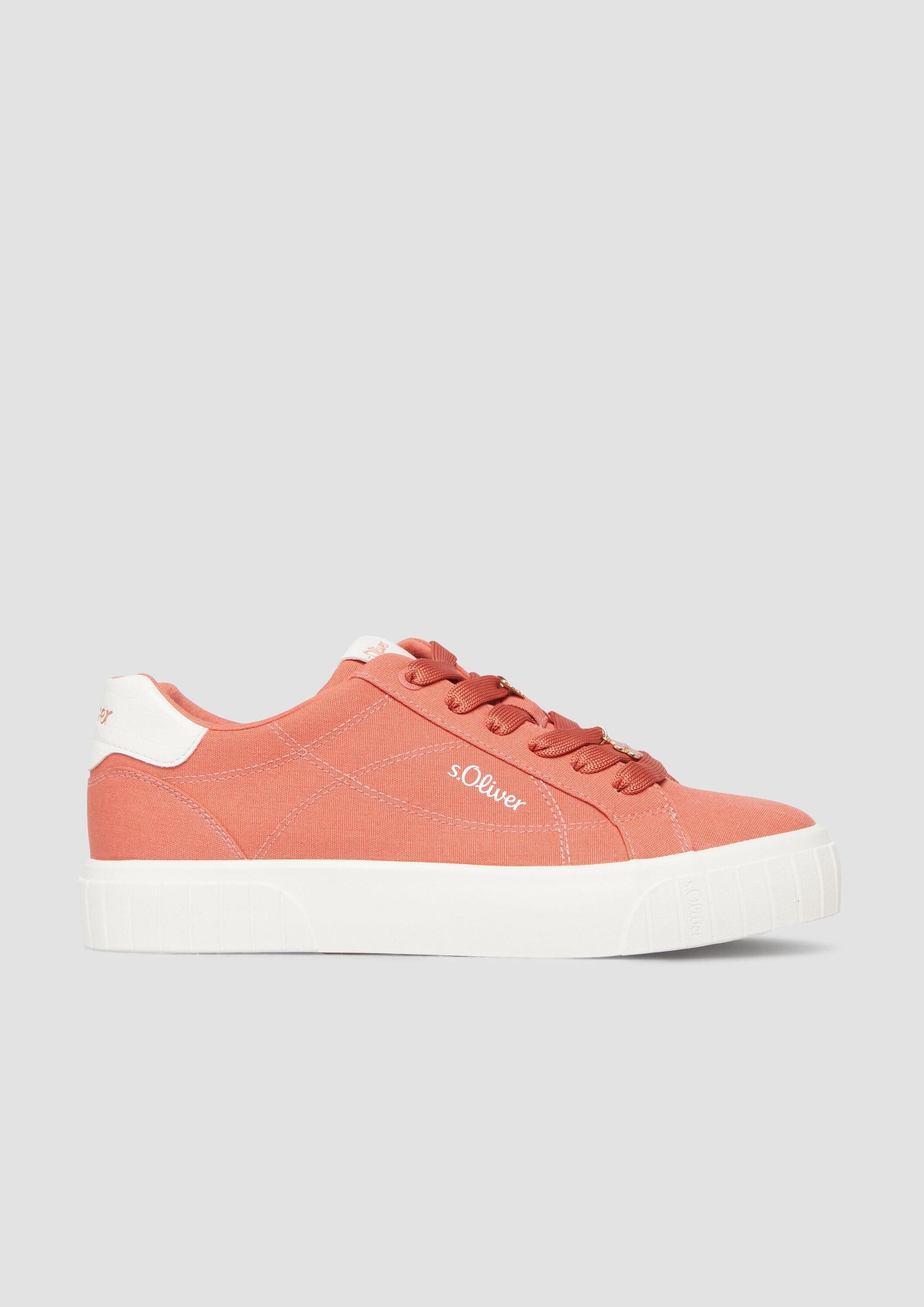 s.Oliver Sneakers Sneaker Textil-Sneaker mit Schnürung