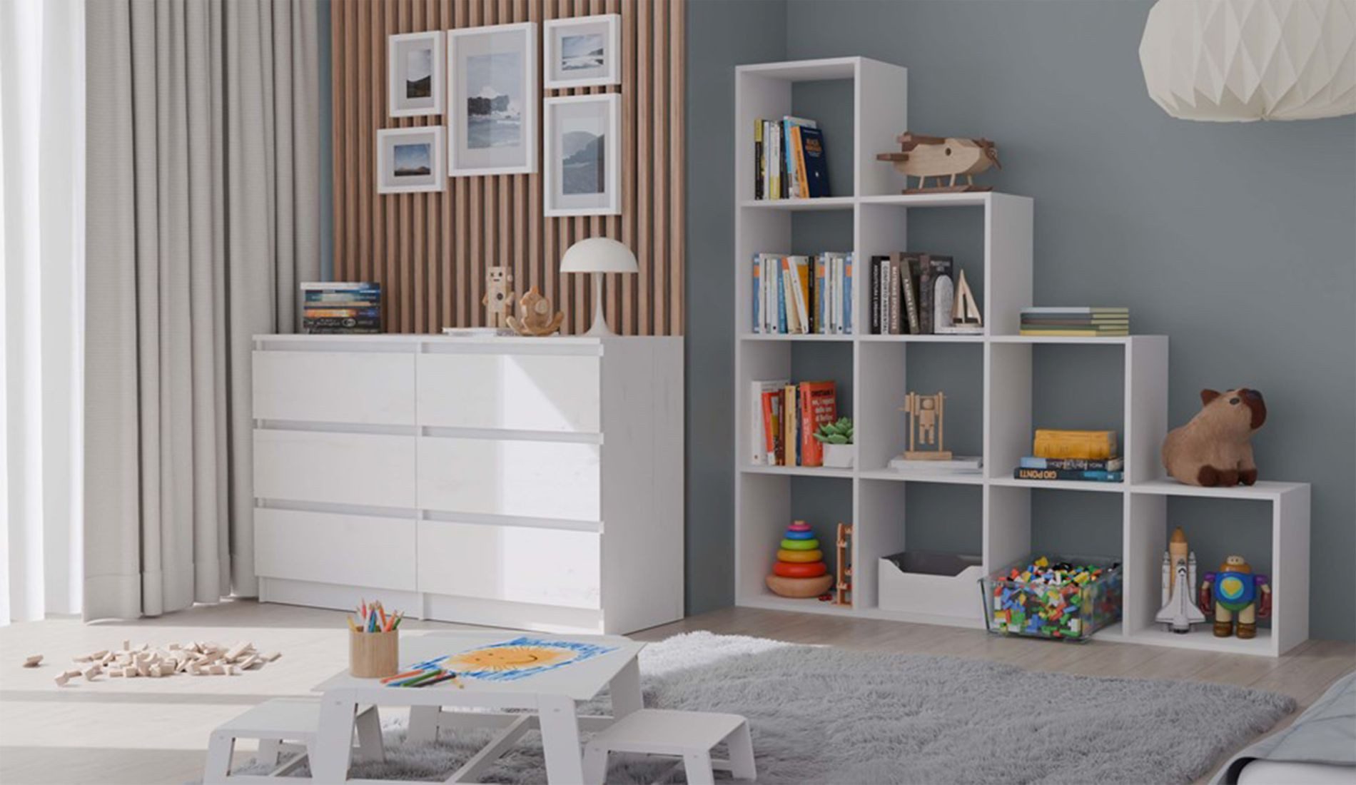 Selsey Standregal STEPI, Stufenregal mit 6 günstig online kaufen
