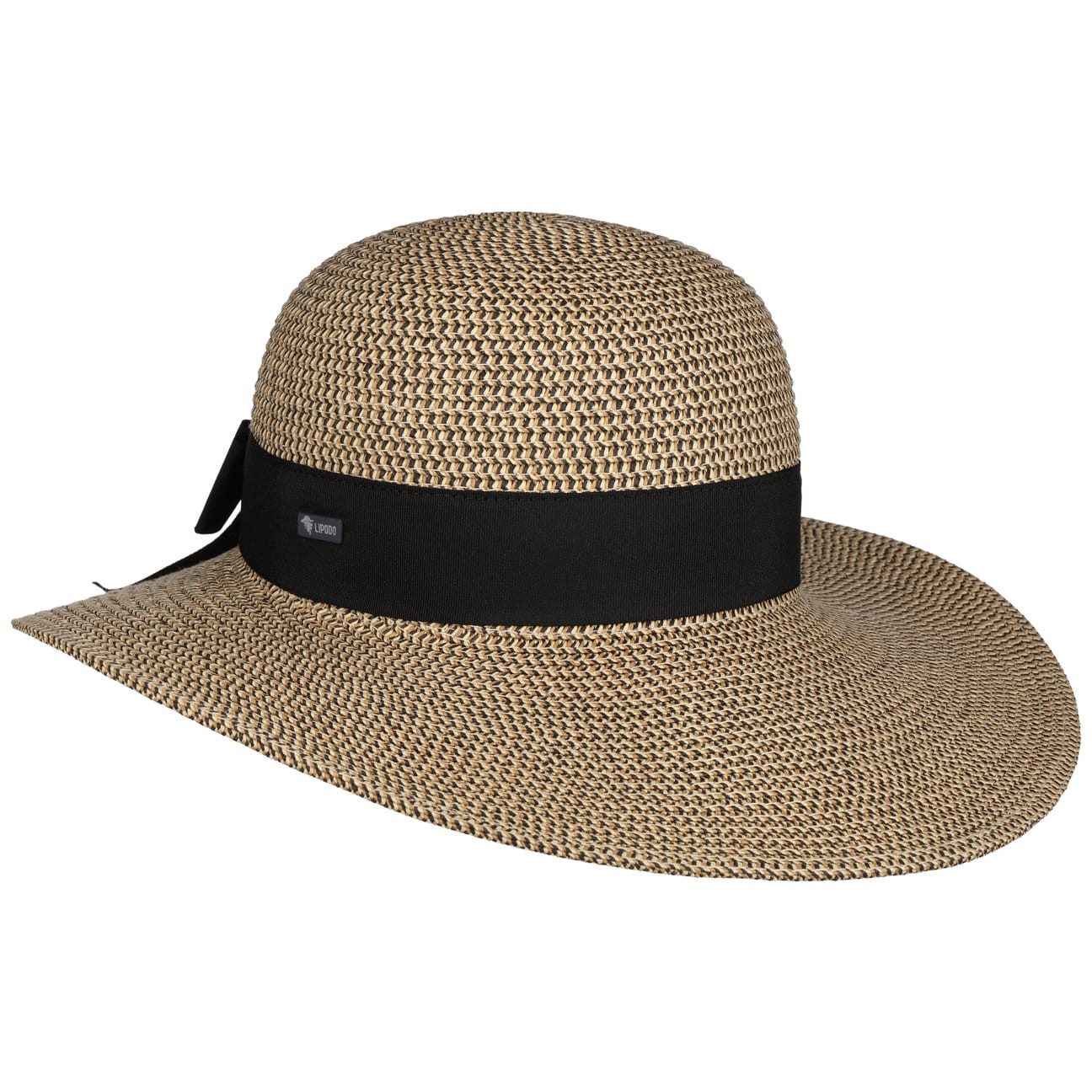 Lipodo Sonnenhut (1-St) Stoffhut mit Schirm, Made in Italy