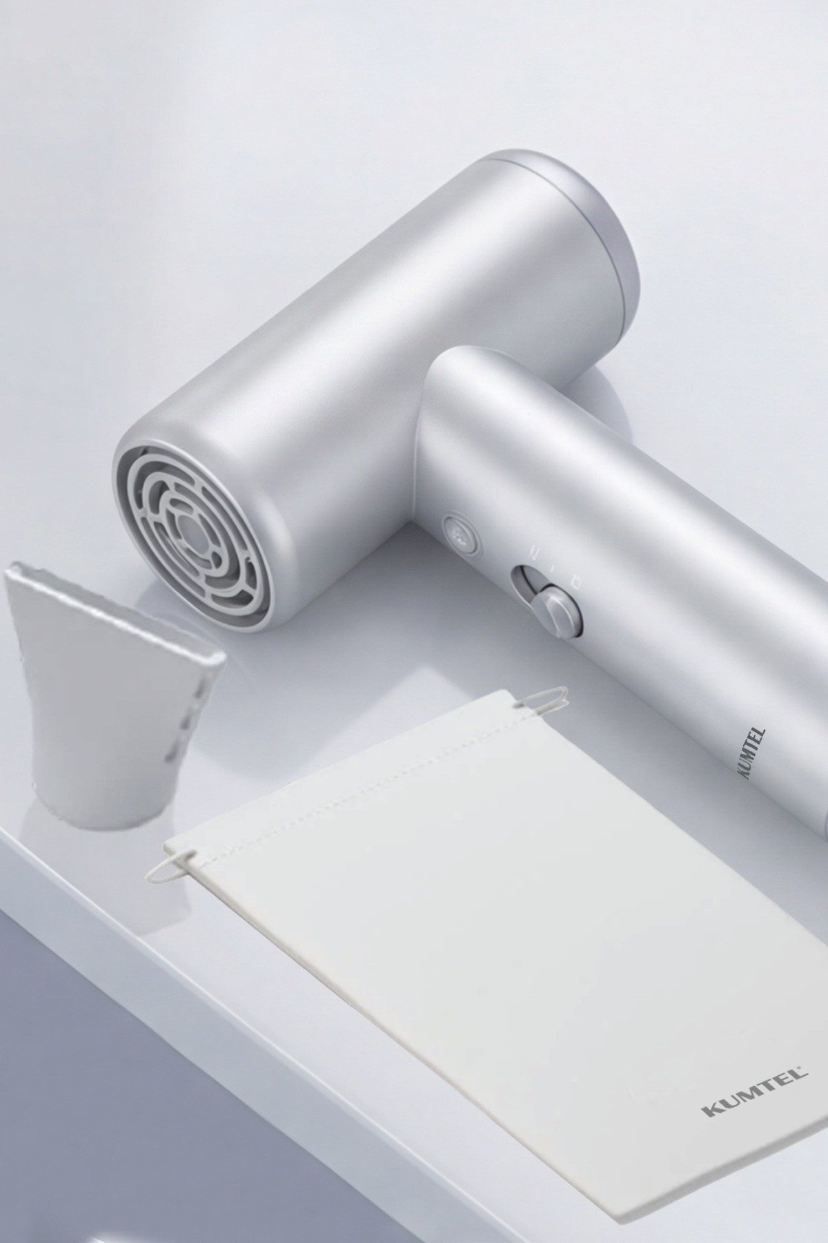 Opviq Haartrockner HHD-08, 800 W, 1-teilig, Brushless Motor, 110.000 U/min, grau