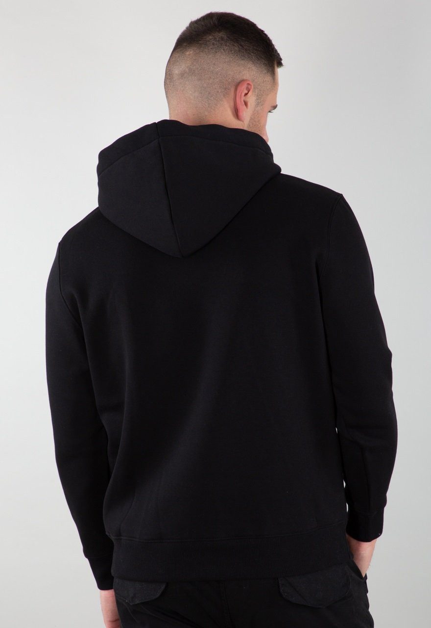 Alpha Industries Kapuzenpullover (Hoodie) reflektierender Print schwarz Herren