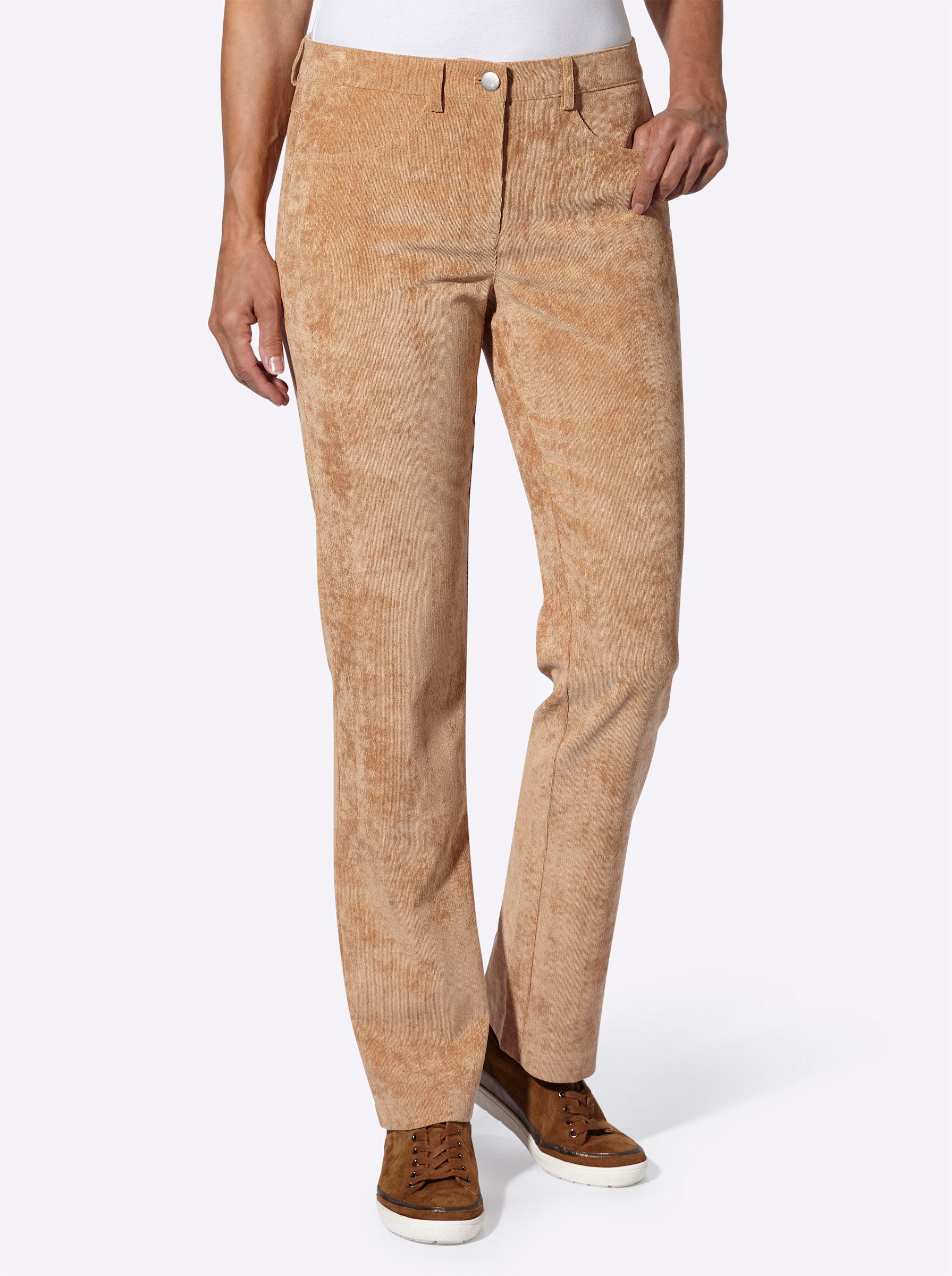 Sieh an! Jerseyhose Cordhose Innenbeinlänge ca. günstig online kaufen