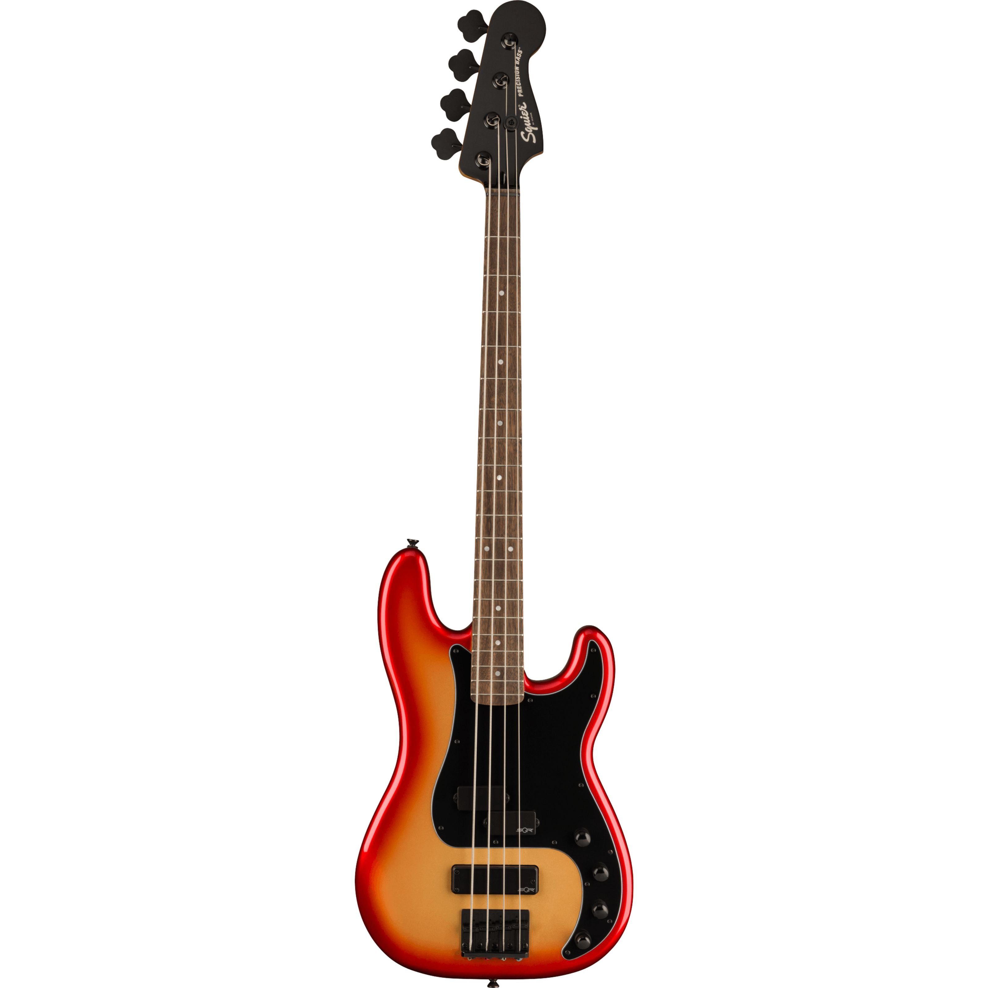 Squier E-Bass, E-Bässe, 4-Saiter E-Bässe, Contemporary Active Precision Bass PH LRL Sunset Metallic - E-Bass