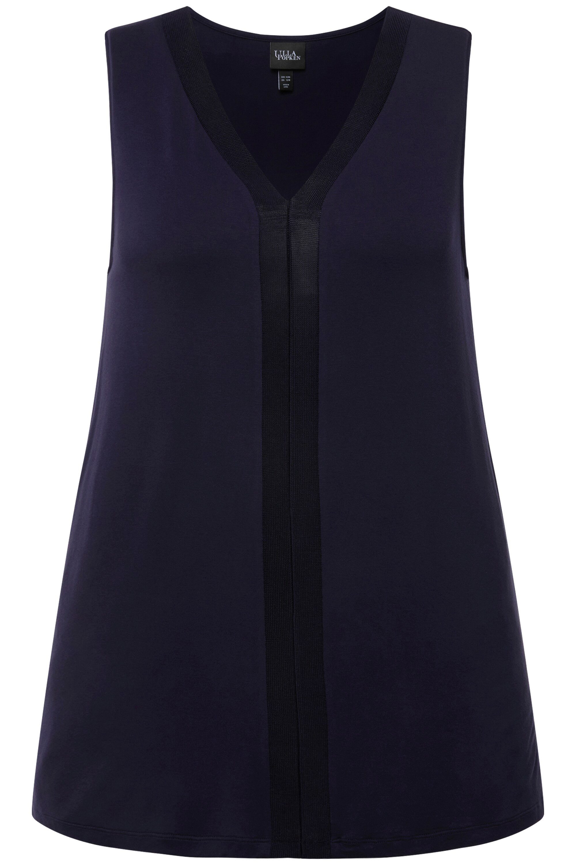 Ulla Popken Longtop Top Strickblende A-Linie günstig online kaufen
