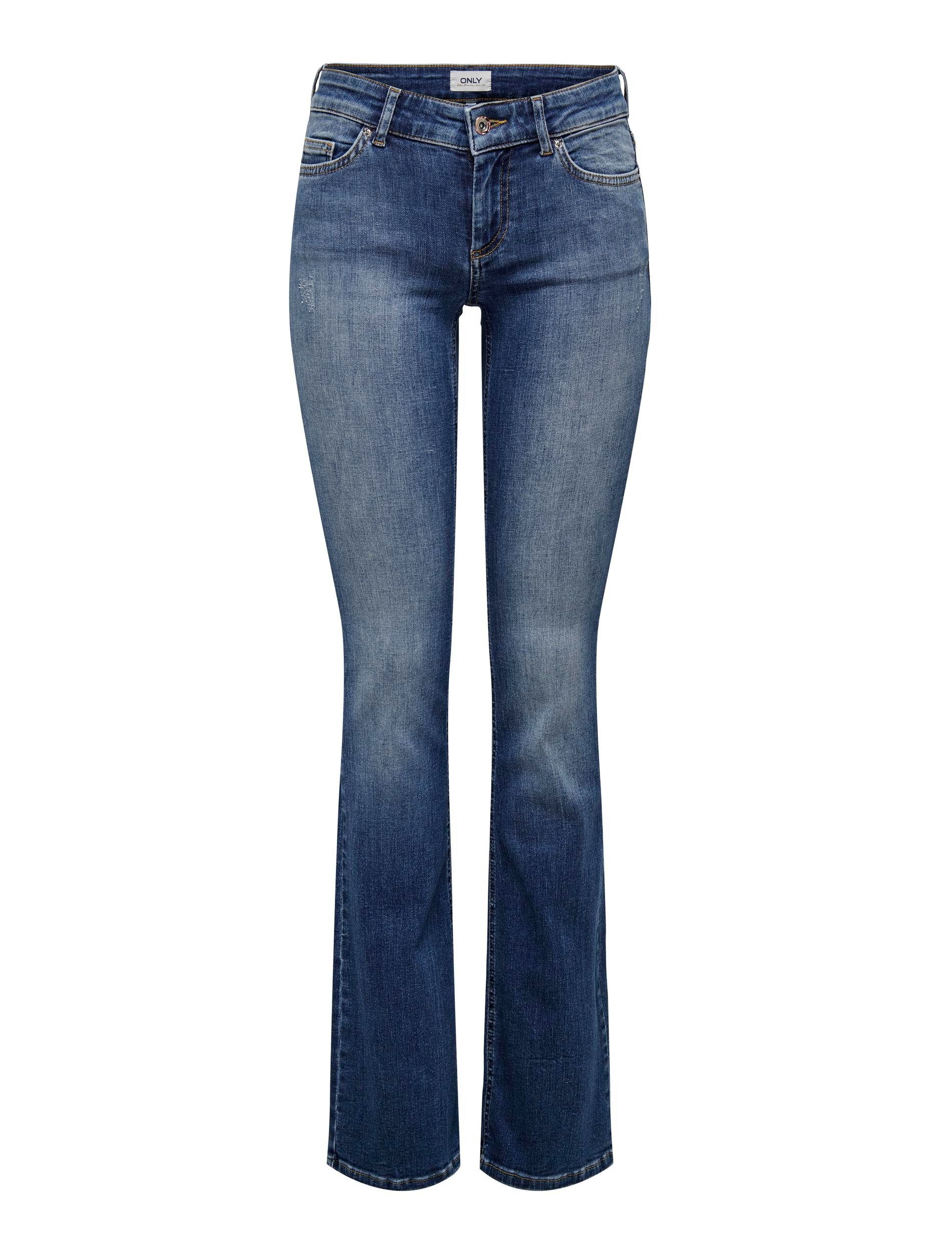 ONLY Bootcut-Jeans ONLBLUSH LW FLARED DNM REA1303 NOOS