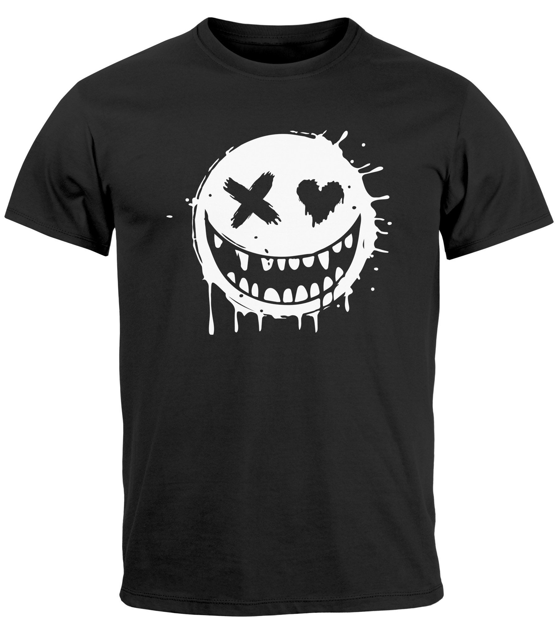 Neverless Print-Shirt Herren T-Shirt Print Aufdruck günstig online kaufen
