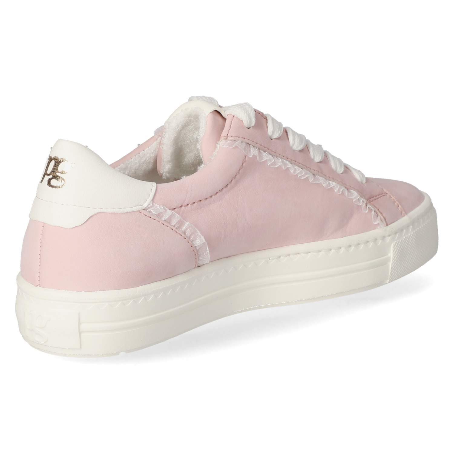 Paul Green Paul Green 5561-009 Damen Rauleder pink Schnürschuh