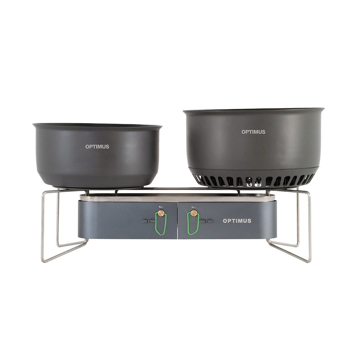 OPTIMUS Camping-Gasgrill Optimus Gemini II Zwei-Flammen-Kocher