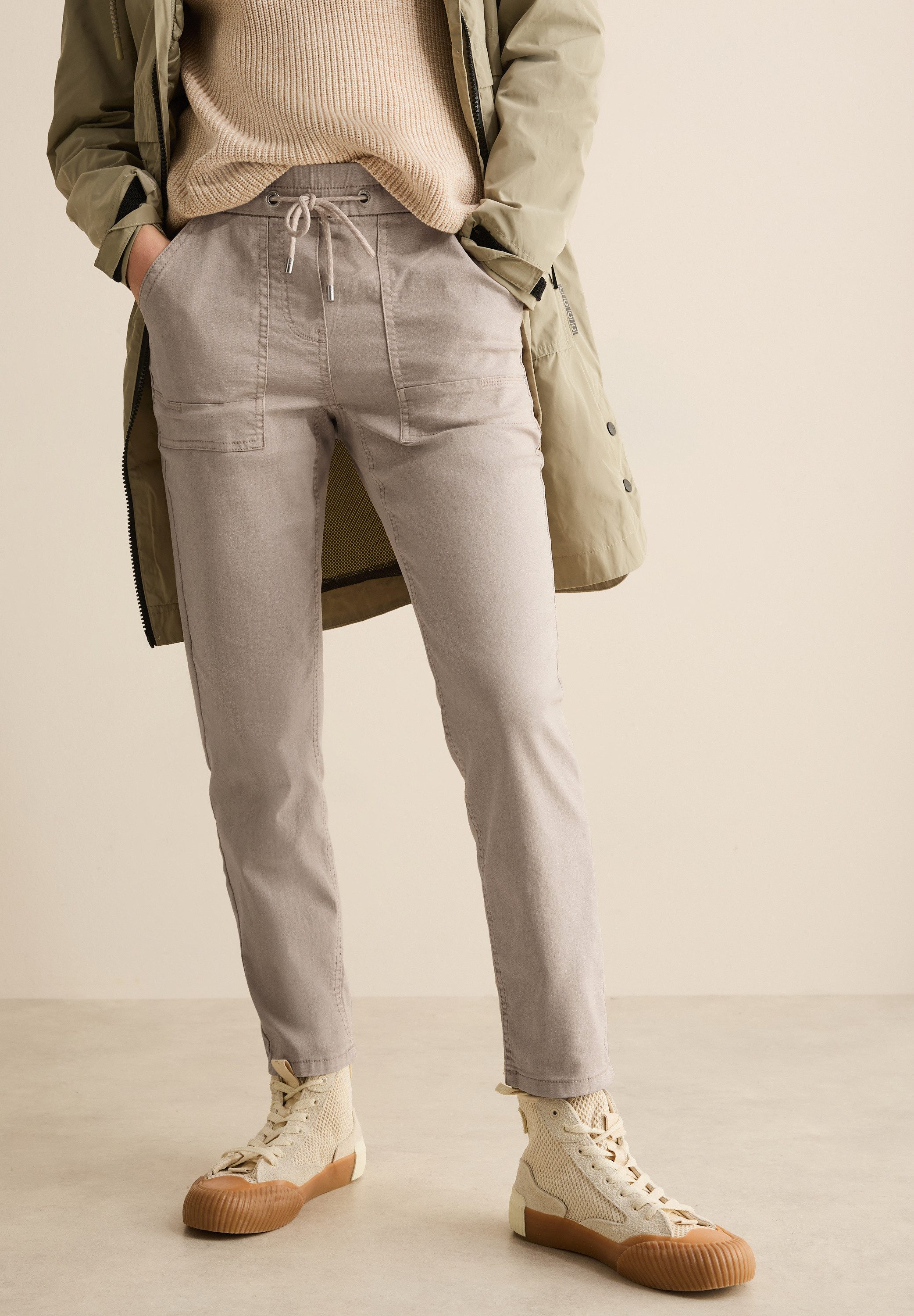 Cecil Stoffhose Middle Waist günstig online kaufen