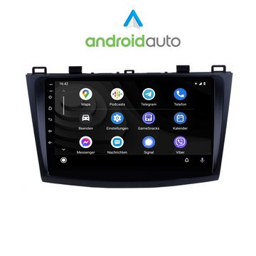 TAFFIO Für Mazda 3 9" Touchscreen Android Autoradio GPS CarPlay W-LAN 4G SIM Einbau-Navigationsgerät