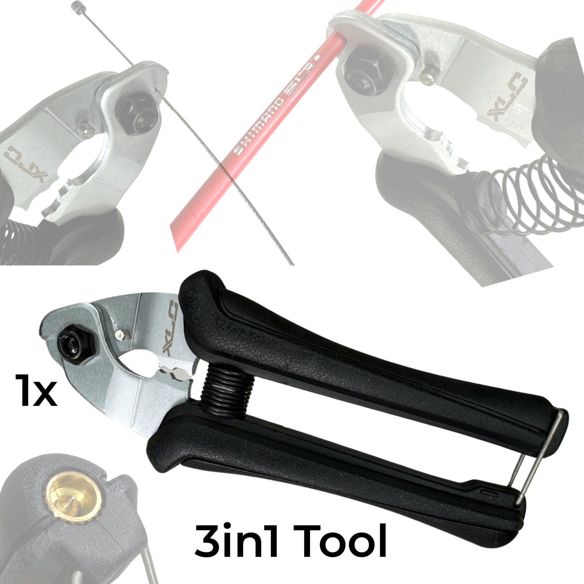 XLC Felgenbremse Kabelschneidezange Fahrrad Schaltungszug Bremszug Schneide Werkzeug