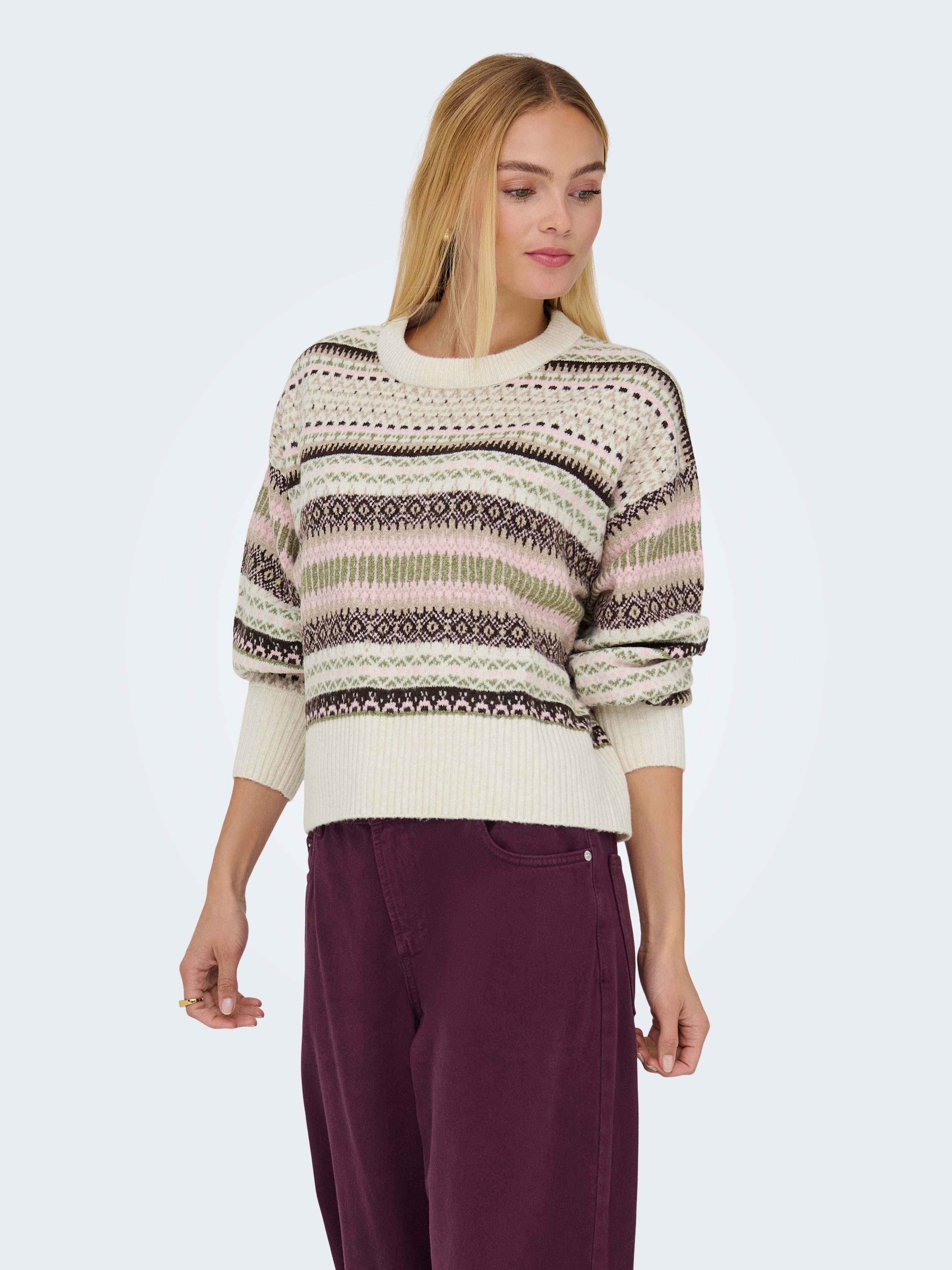 ONLY Strickpullover ONLARIANNE L/S PULLOVER KNT günstig online kaufen
