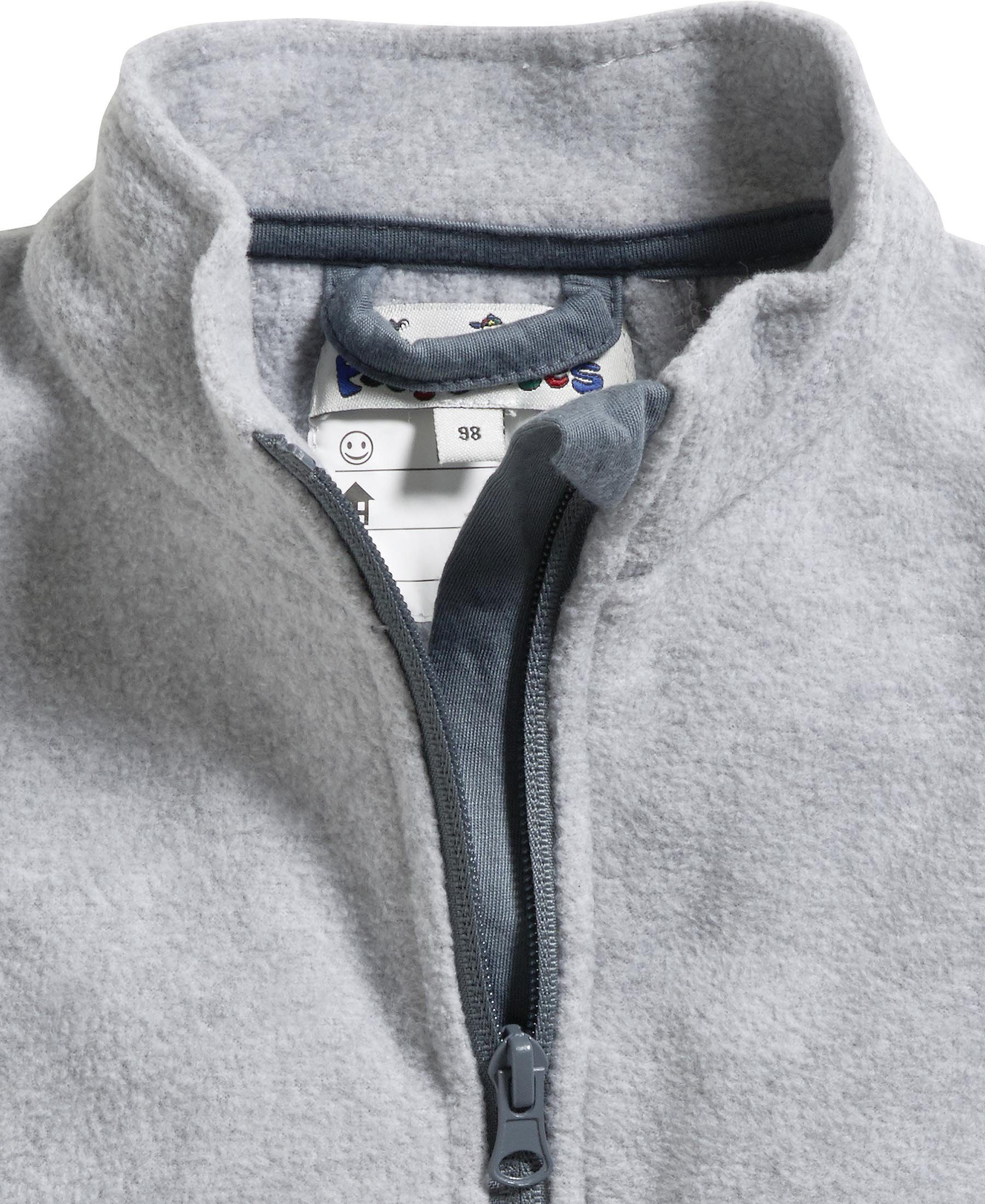 Playshoes Strickfleecejacke Fleece-Weste in Unifarbe