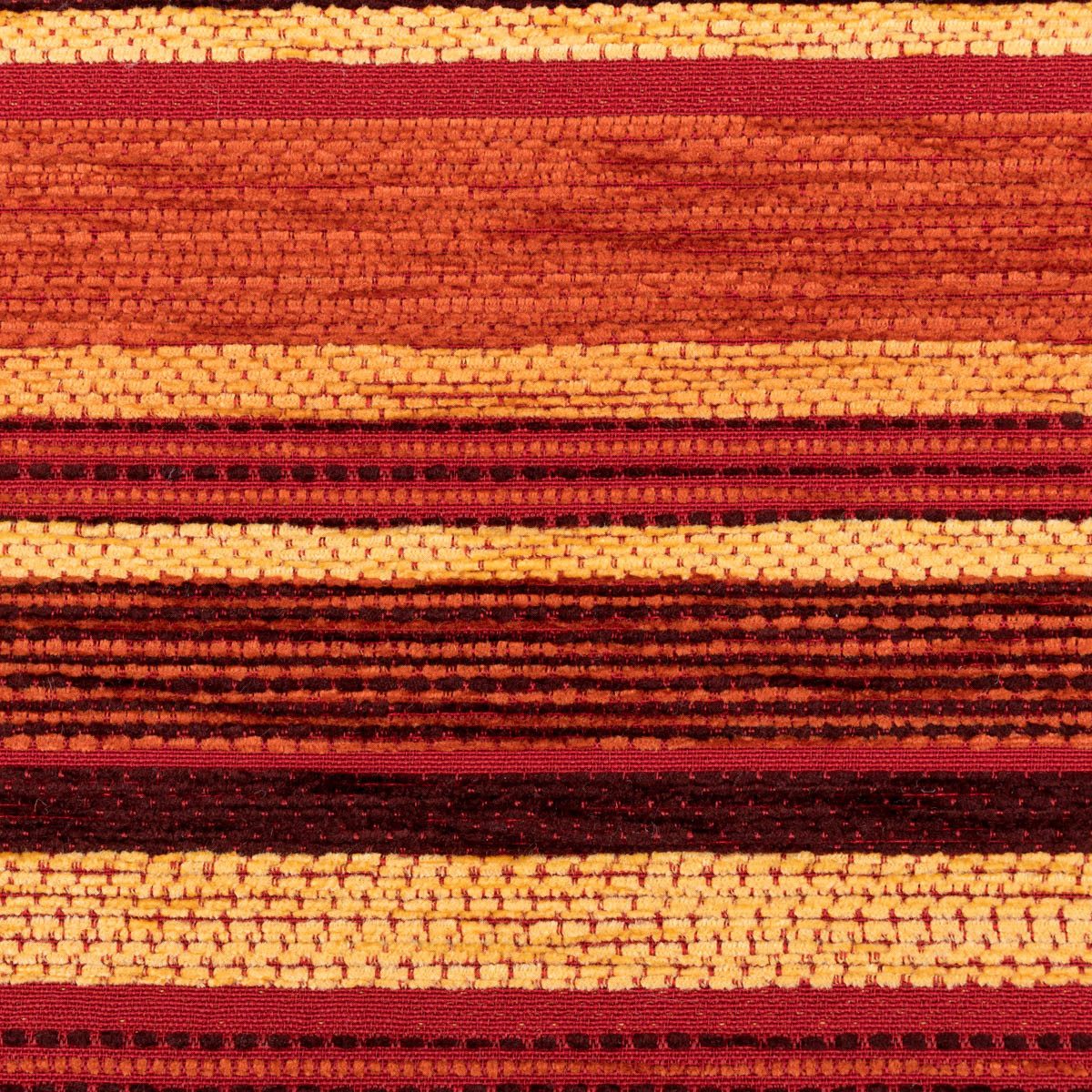 Thumbnail - SCHÖNER LEBEN. Stoff Möbelstoff Bezugsstoff WALACHEI Streifen rot terrakotta 1,40m Breite