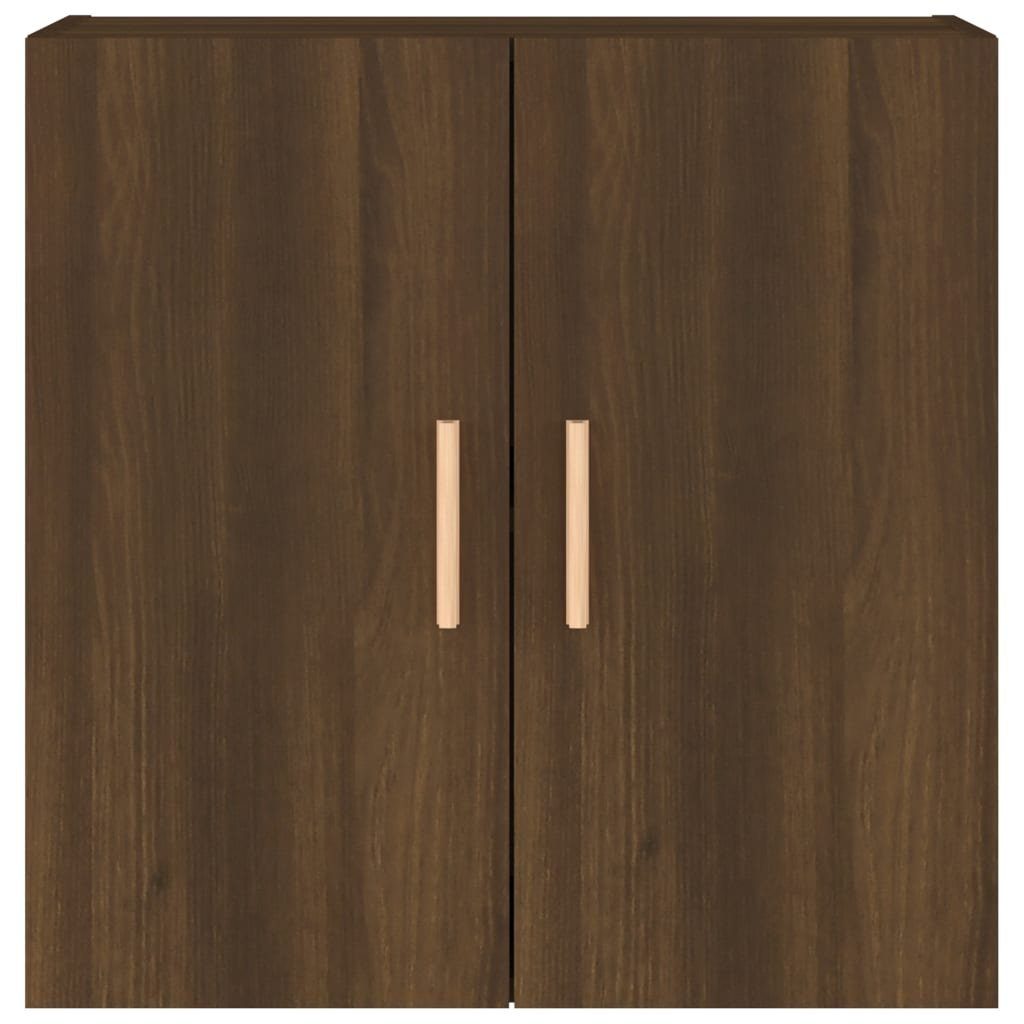 Eichen-Optik cm Braun Holzwerkstoff Eiche Braune Fächerschrank vidaXL 60x30x60 (1-St) Wandschrank