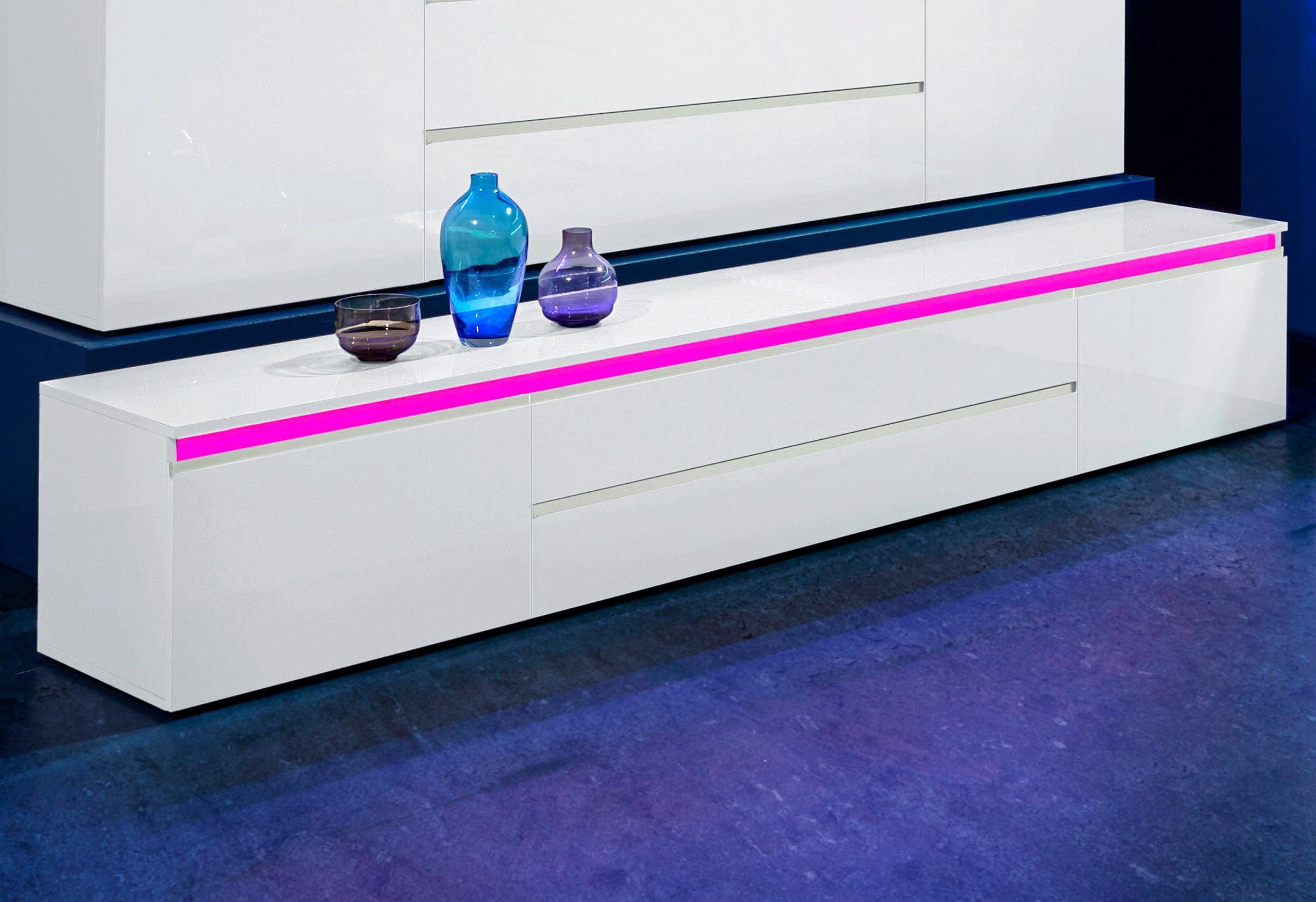 INOSIGN Lowboard Magic,Lowboard,TV-Kommode,TV-Möbel,TV-Bank, Hochglanzlacki günstig online kaufen