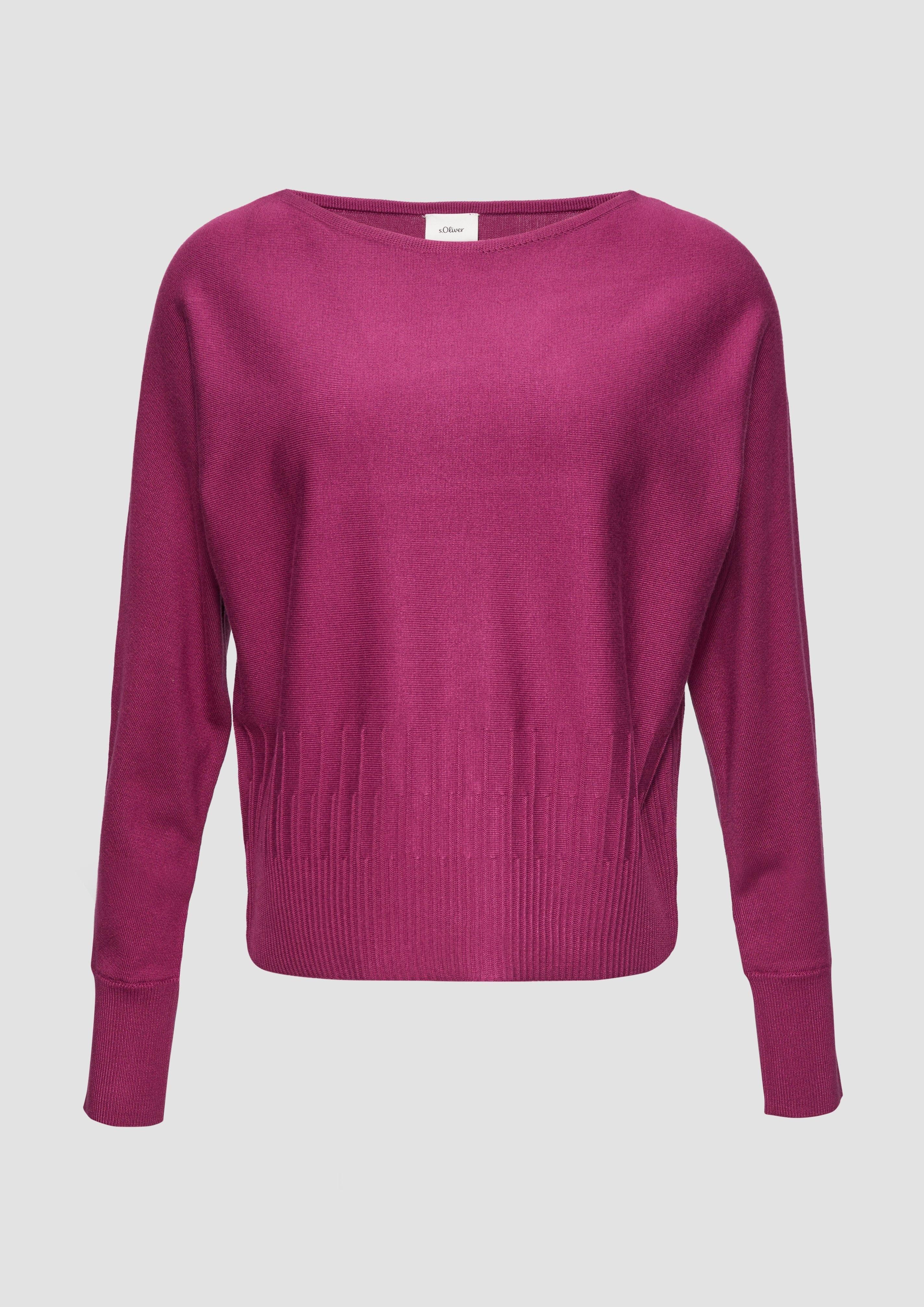 s.Oliver BLACK LABEL Strickpullover Strickpullover mit günstig online kaufen