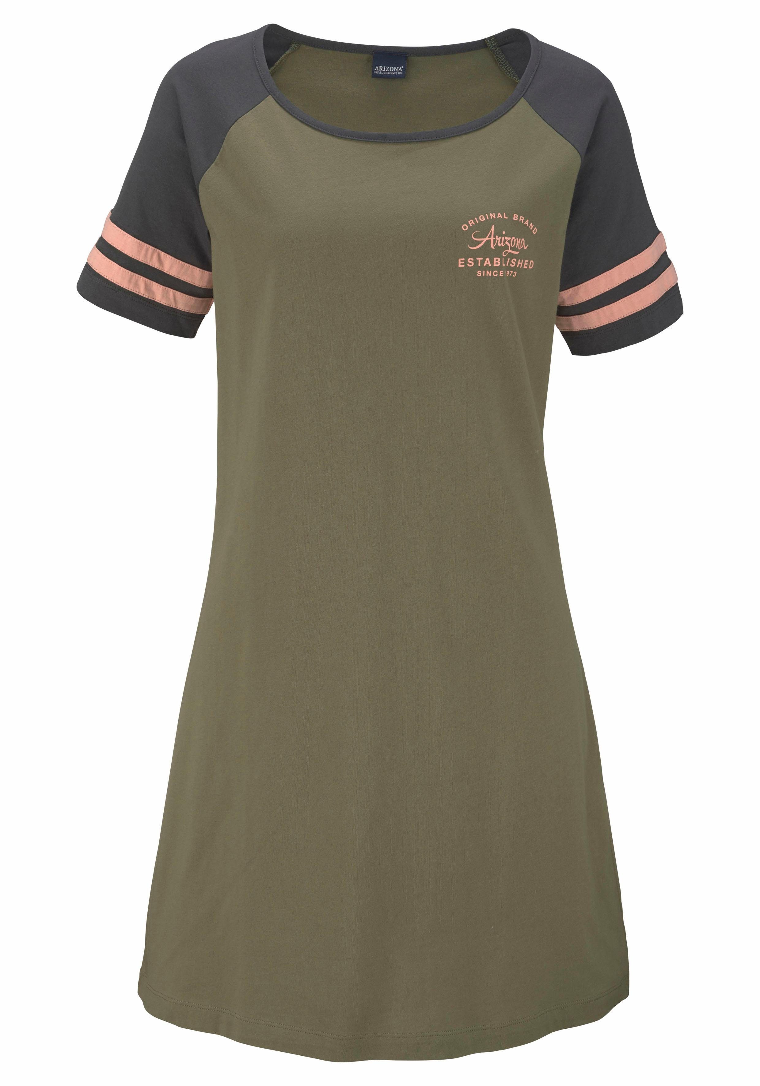 Arizona Nachthemd mit Raglanärmeln in Kontrastfarbe. € 19,99