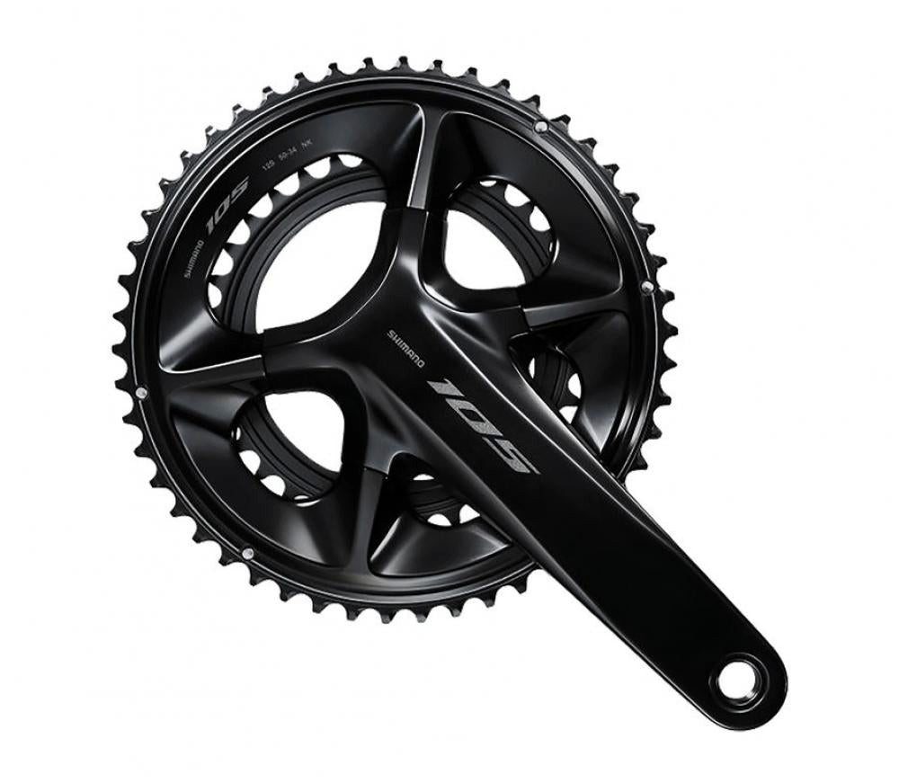 Fahrradkurbel SHIMANO Kurbelgarnitur 105 FC-R7100 Kurbelgarnitur - 170 mm, 50-34 Zäh