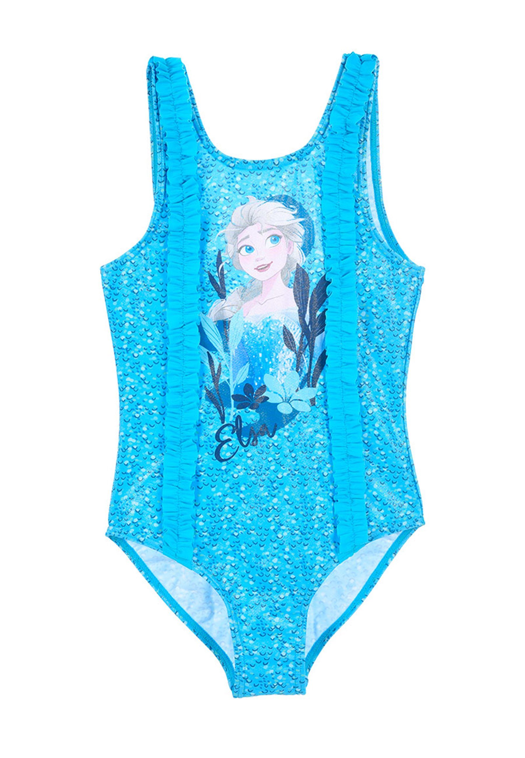 Disney Frozen Badeanzug Elsa Mädchen Badeanzug Bademode Einteiler