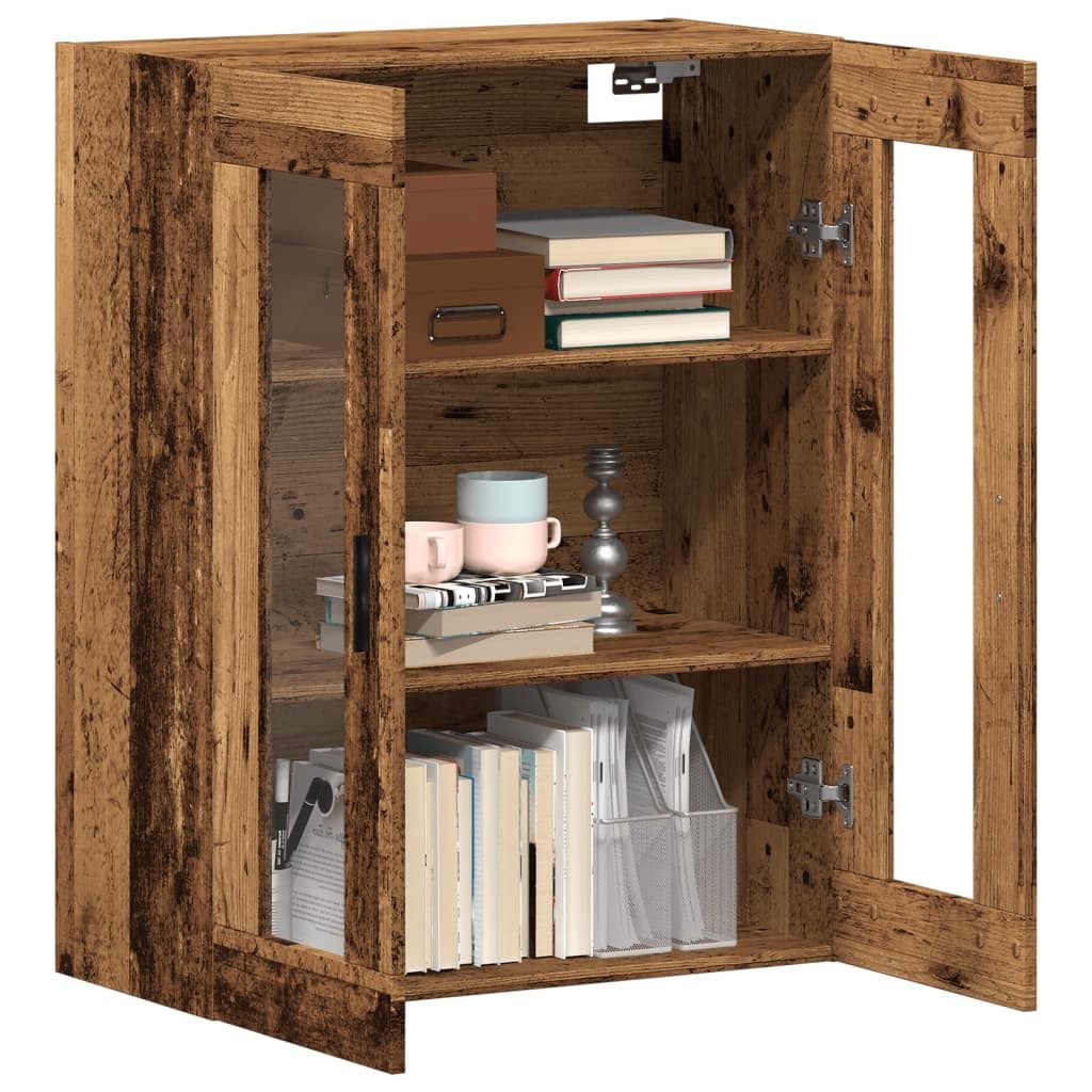 vidaXL Hängeschrank Wandschrank Altholz-Optik 69,5x34x90 cm (1-St)