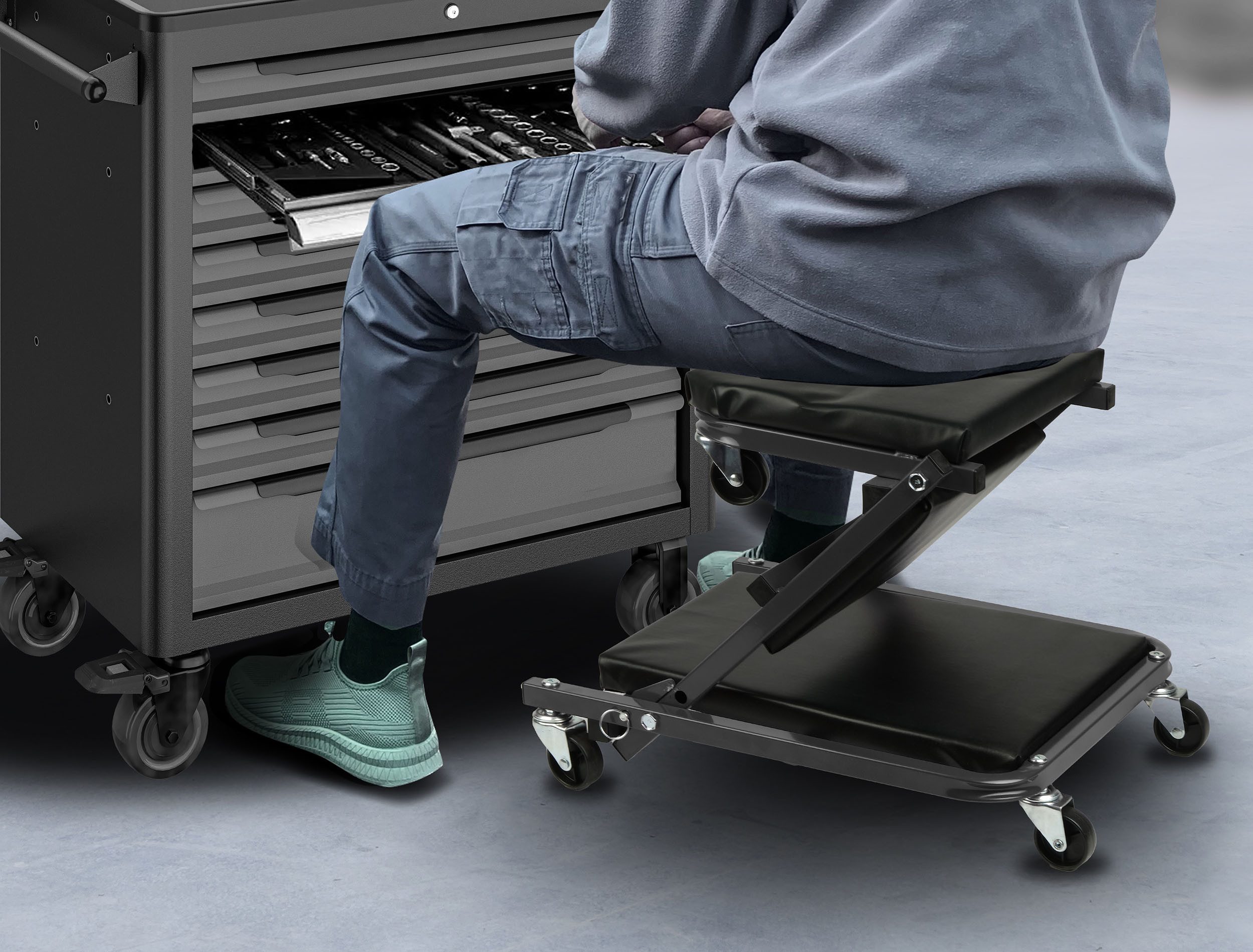 APA Rollbrett Montage Rollbrett/Hocker