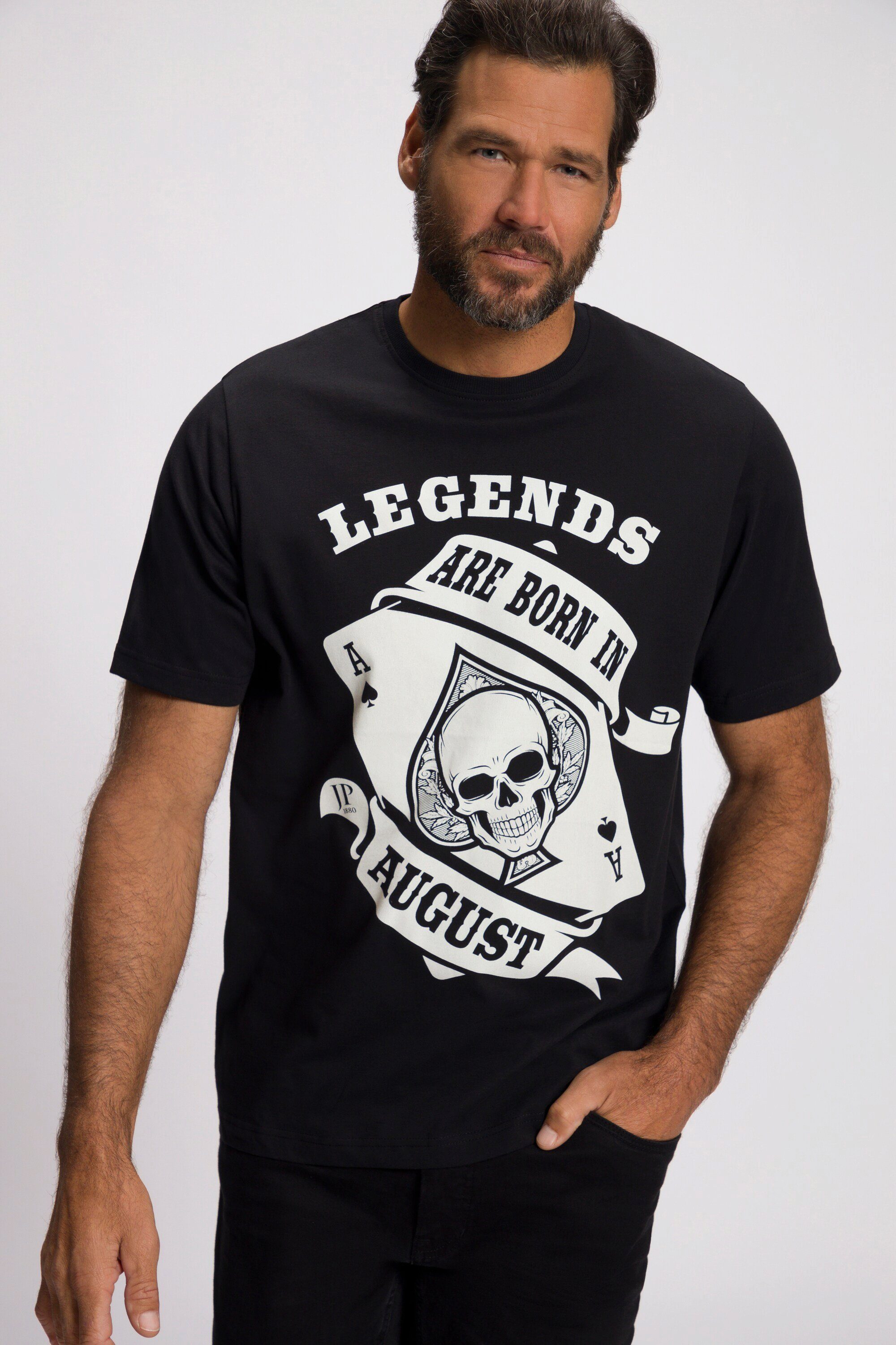JP1880 T-Shirt T-Shirt Halbarm Legends August