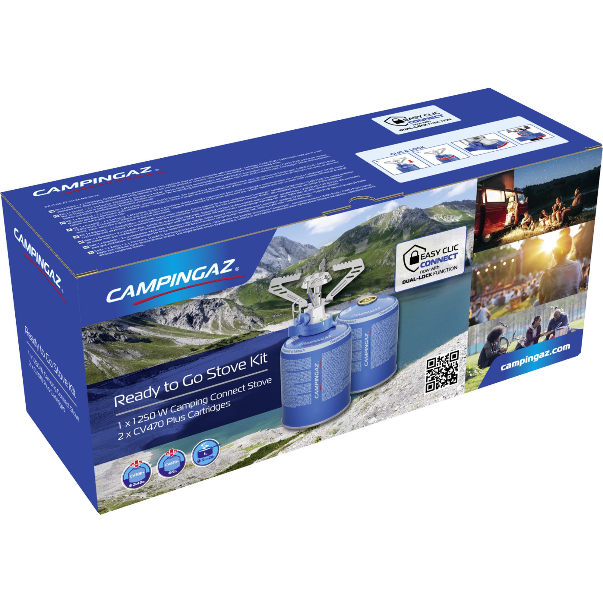 Campingaz Gaskocher Campingaz Campingkocher Combo Camping Connect + 2