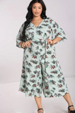Hell Bunny Jumpsuit Sofia Tropical Blumen Print Vintage Overall