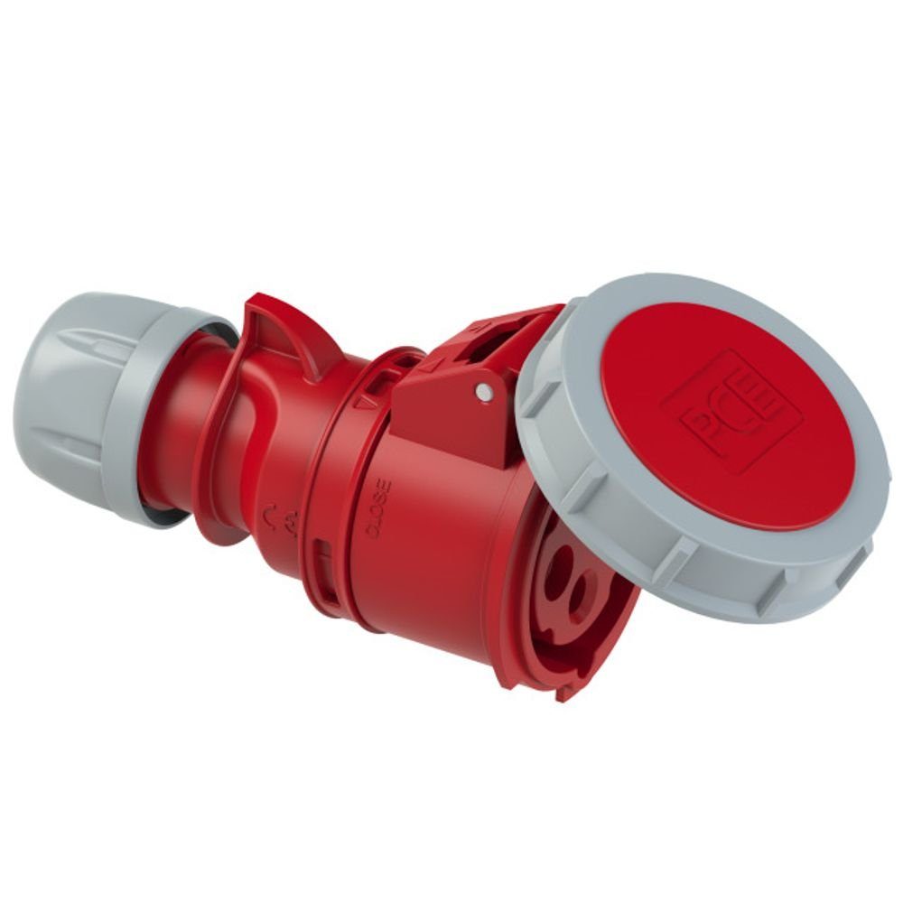 PCE CEE Steckdose Starkstrom Eibausteckdose PCE Kupplung 5P 32A IP67 Elektro-Kabel, Kupplung 5P 32A IP67