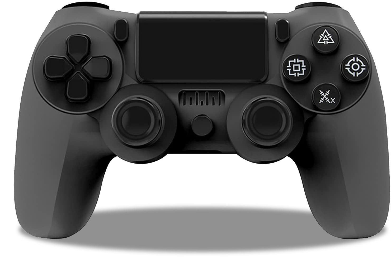 KINSI Gamepad,Game Controller, Wireless Controller für PS4,600mAh,Schwarz  PlayStation 4-Controller