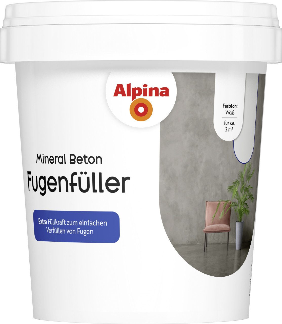 Wandfarbe Alpina Mineral Beton Fugenfüller 1,84 kg