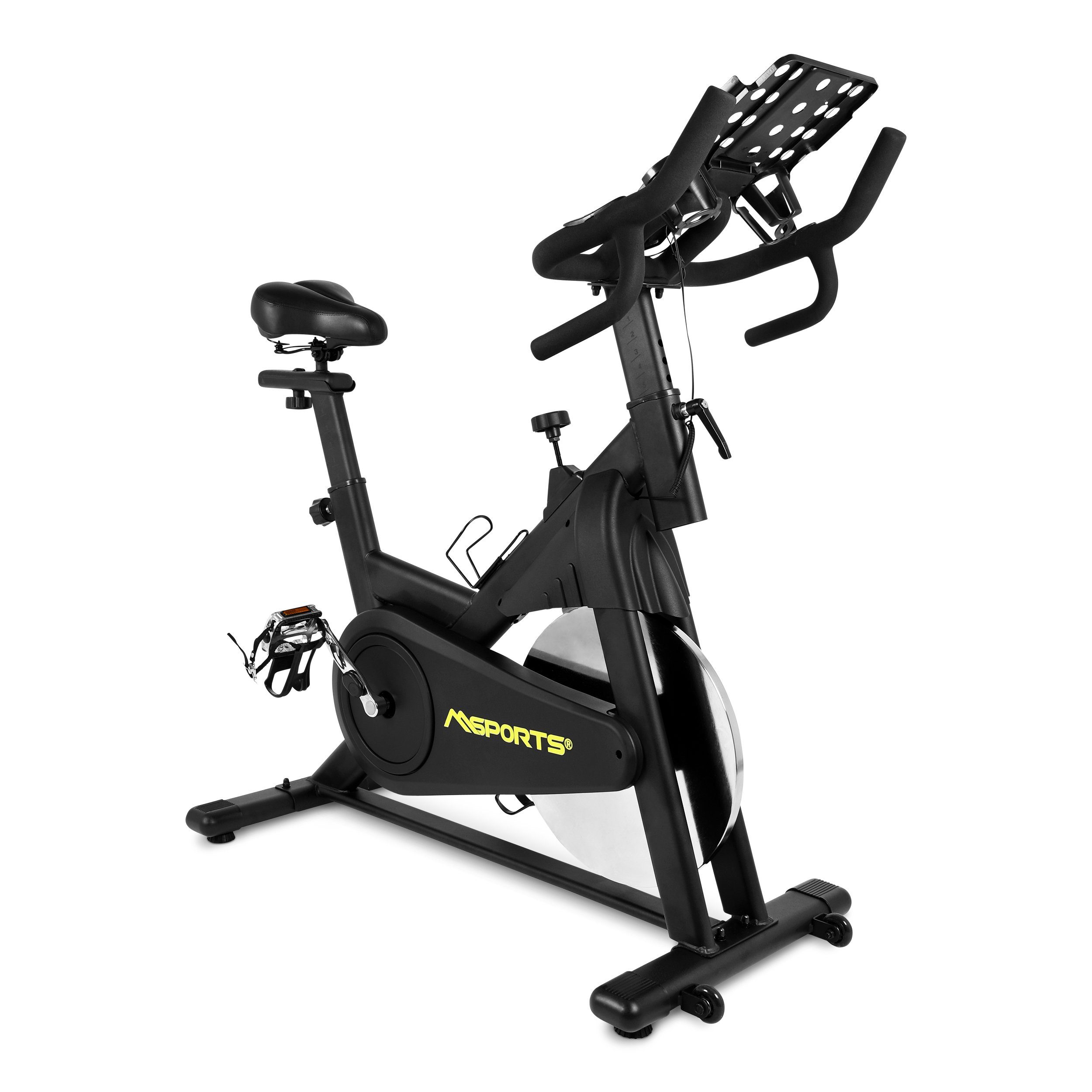 ist im Angebot! MSports® Speedbike Indoor Schwungrad Bike 20KG Black Series Cycling 