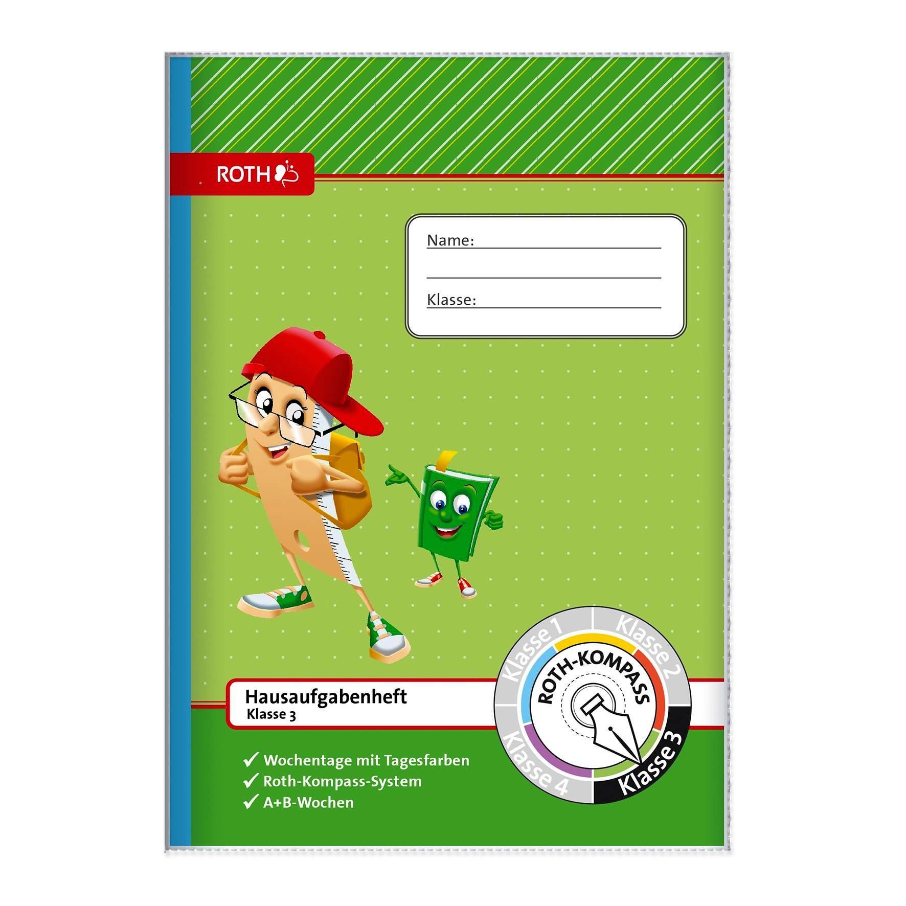 Roth Schulheft Roth Grundschulaufgabenheft für die 3. Klasse, Schutzumschlag