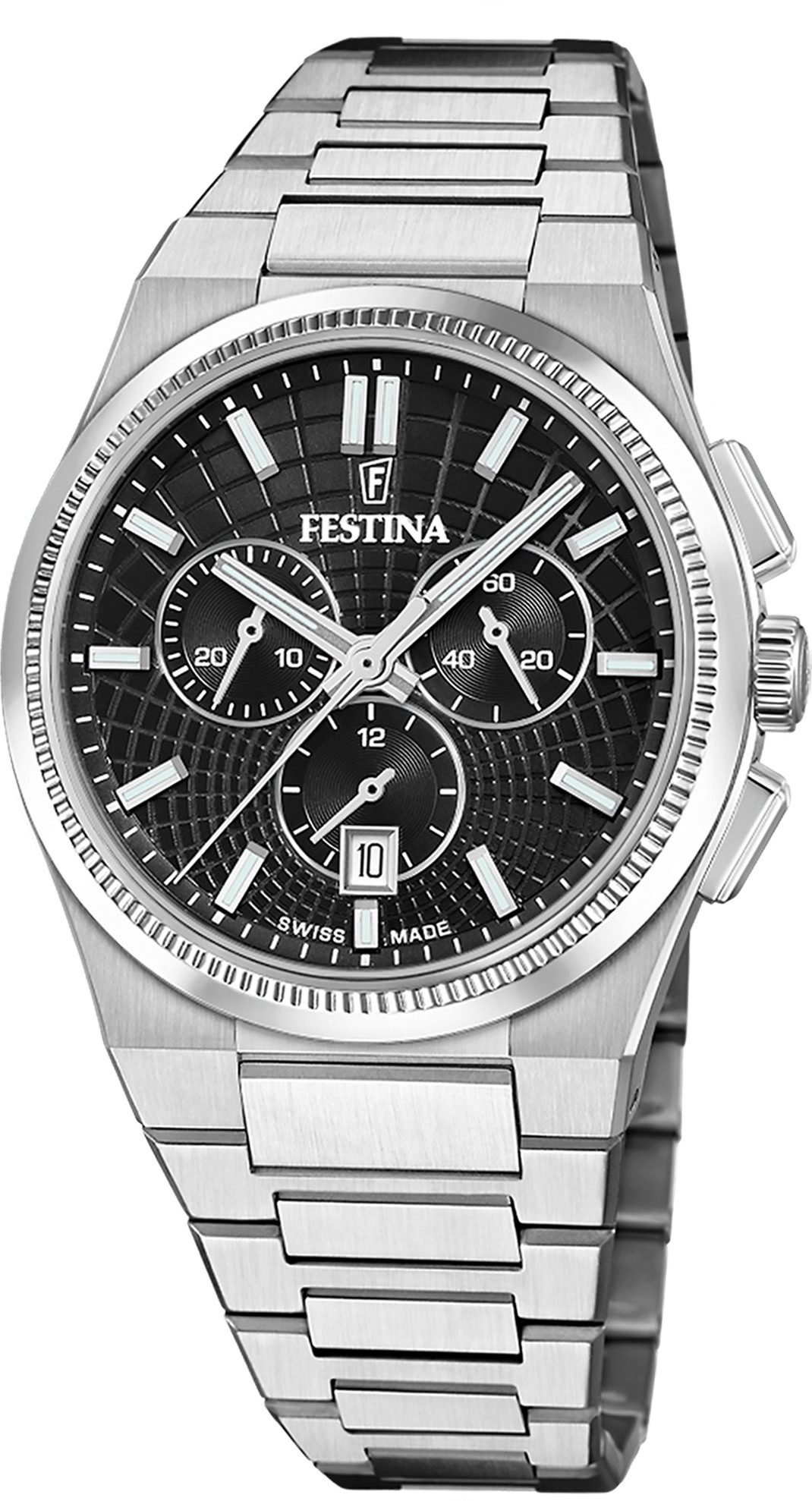 Quarzuhr Festina Herrenuhr Swiss Made Armbanduhr