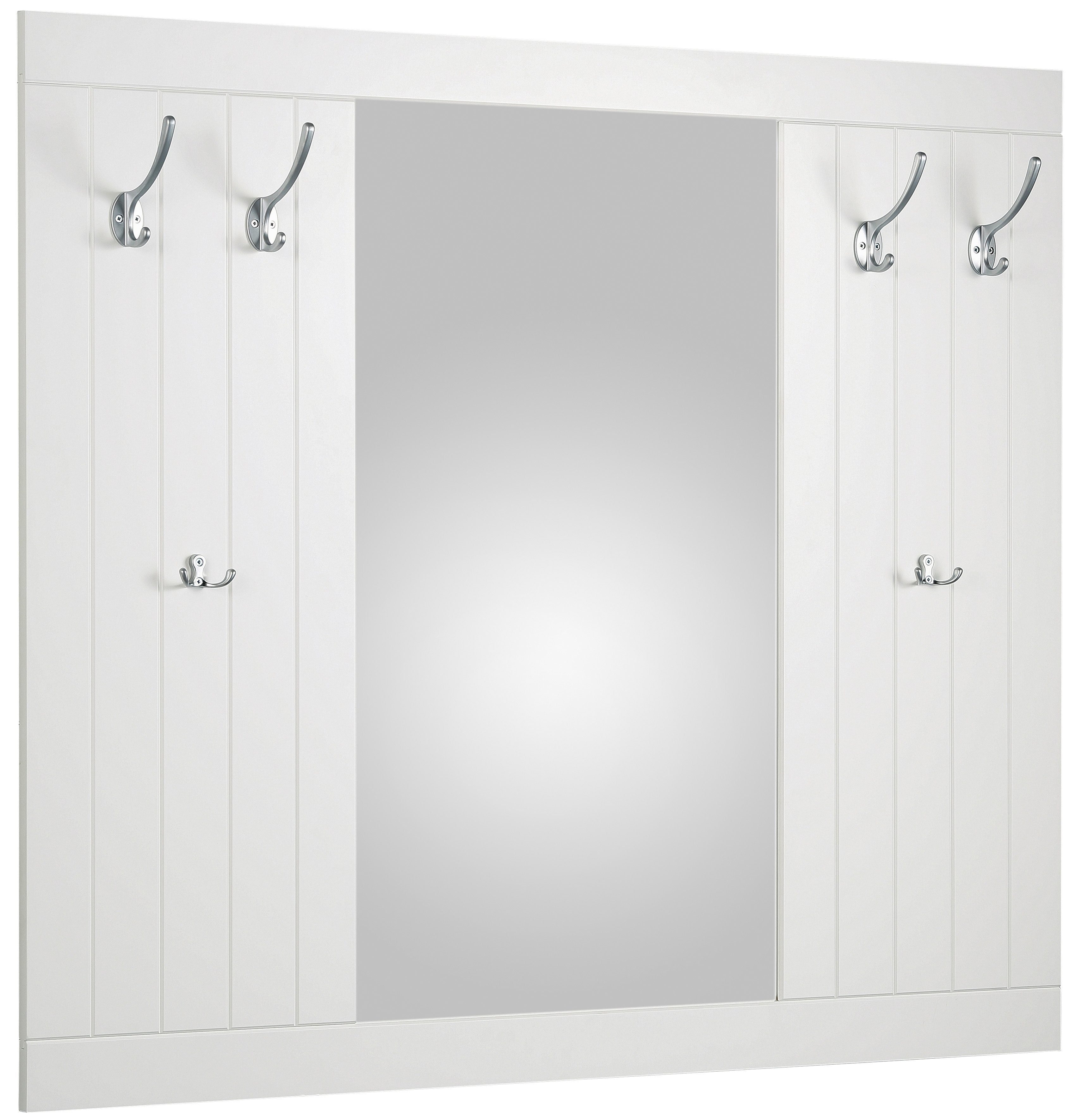 Home affaire Garderobenpaneel Nekso, mit Spiegel, Breite 116 cm, aus MDF oder Massivholz, FSC®